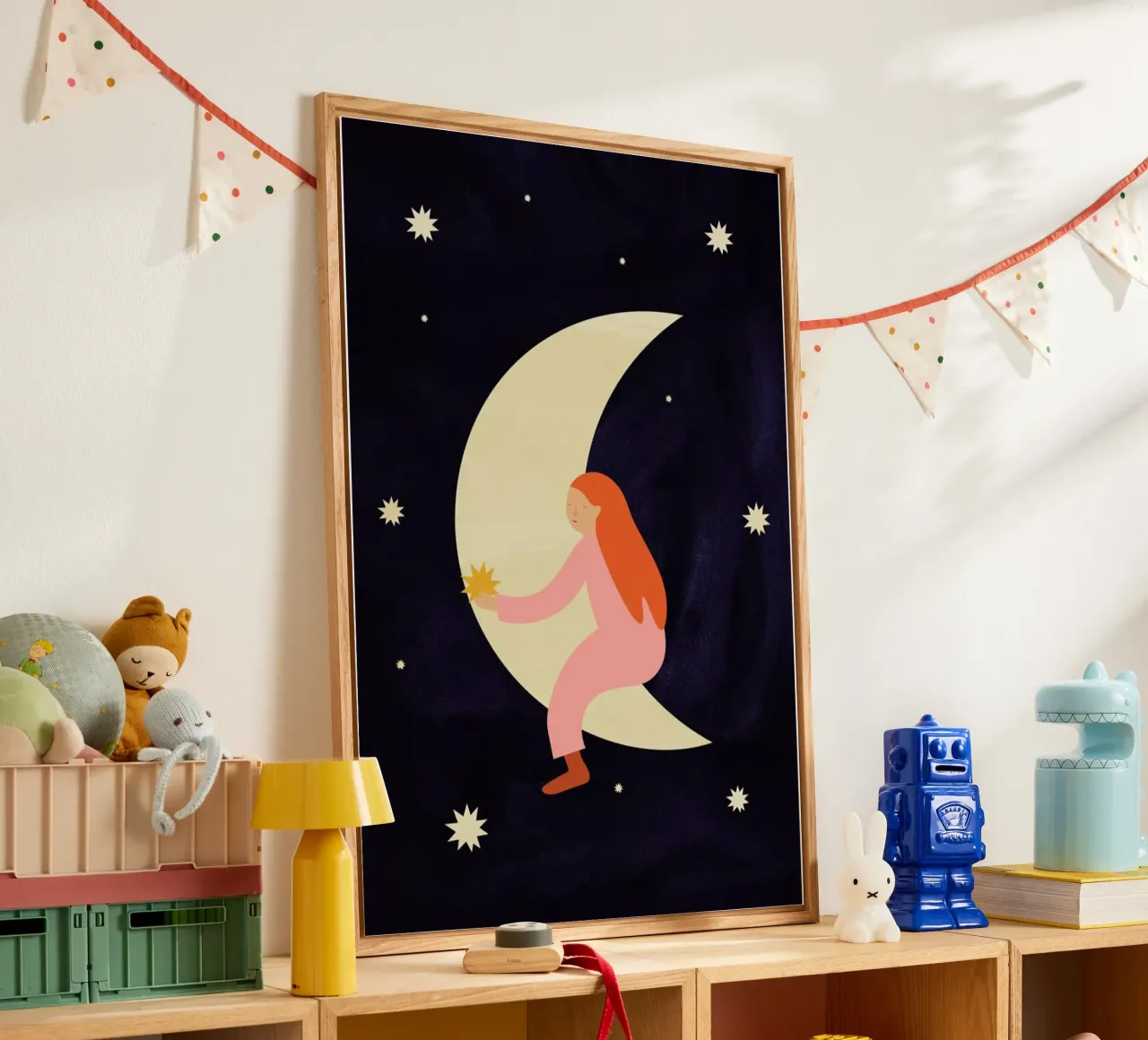 Lullaby Moon plexiglass da Little Flourishes