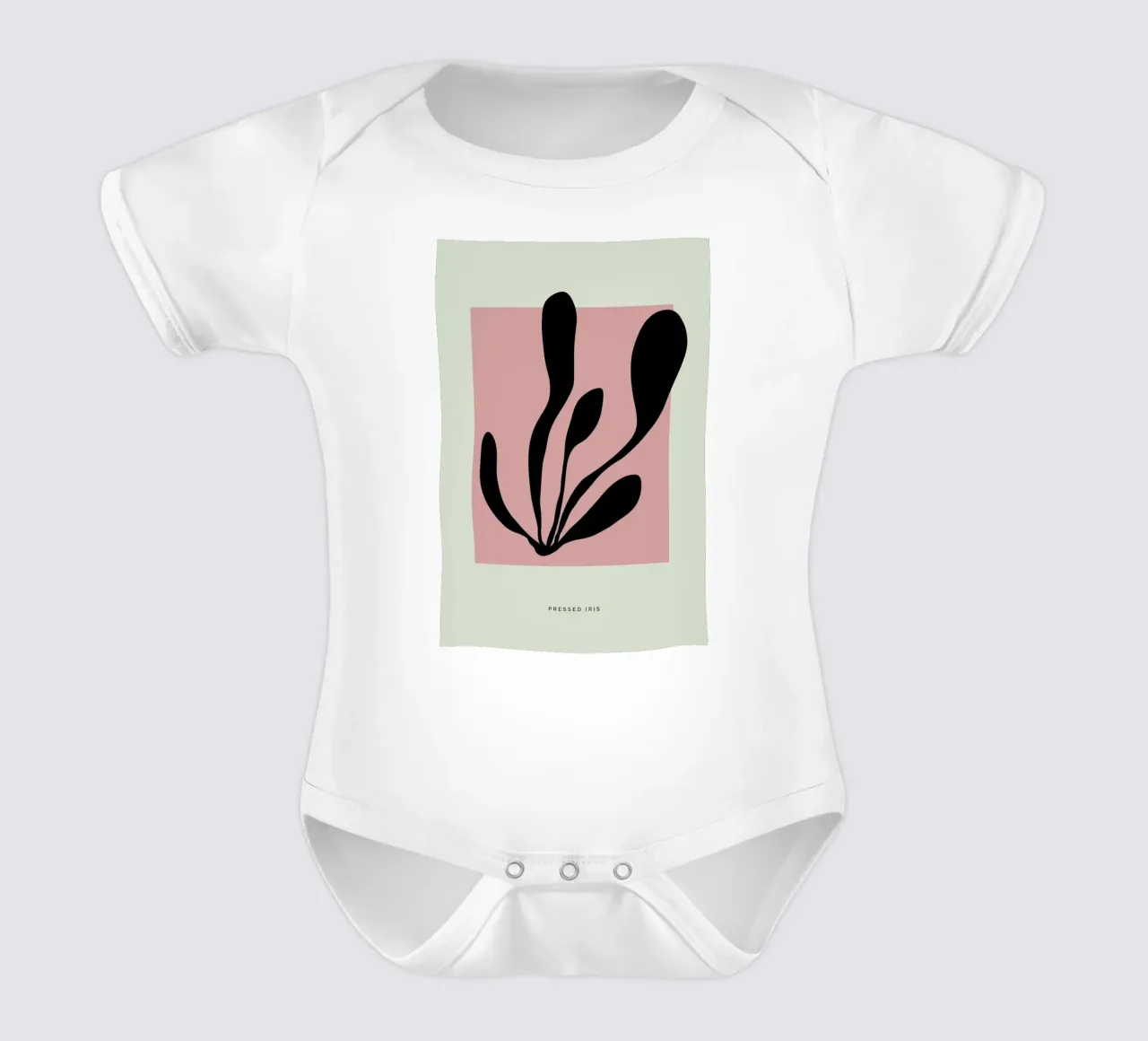 Pressed Iris body neonato maniche corte da Studio One