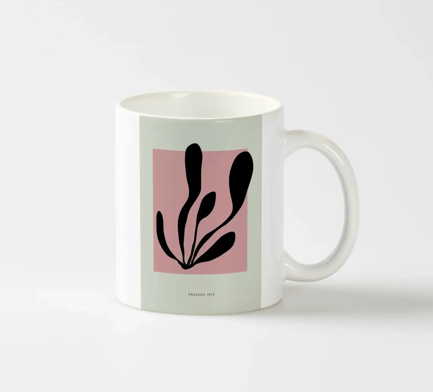Pressed Iris ceramic mug by Studio One