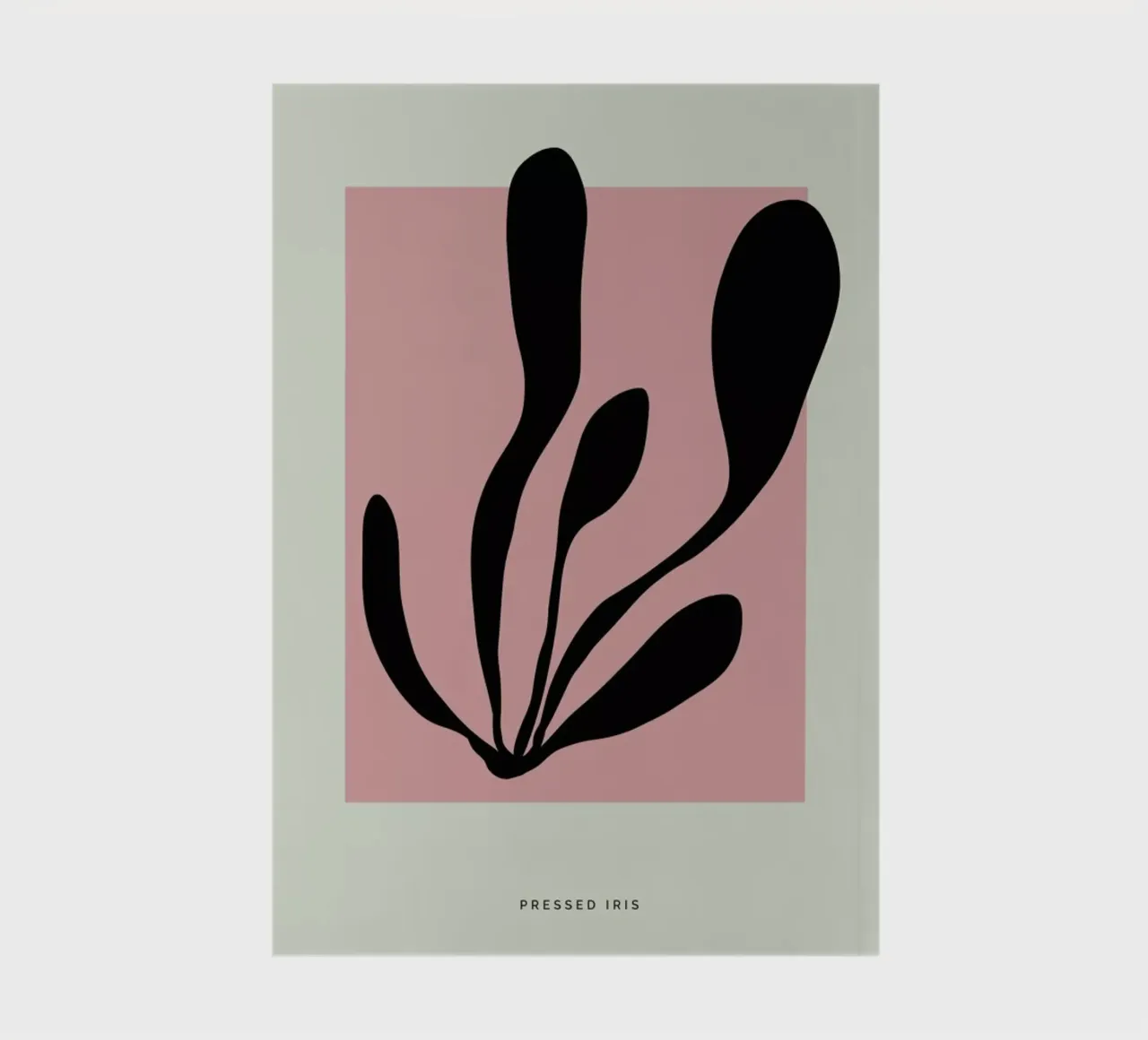 Pressed Iris notebook by Studio One