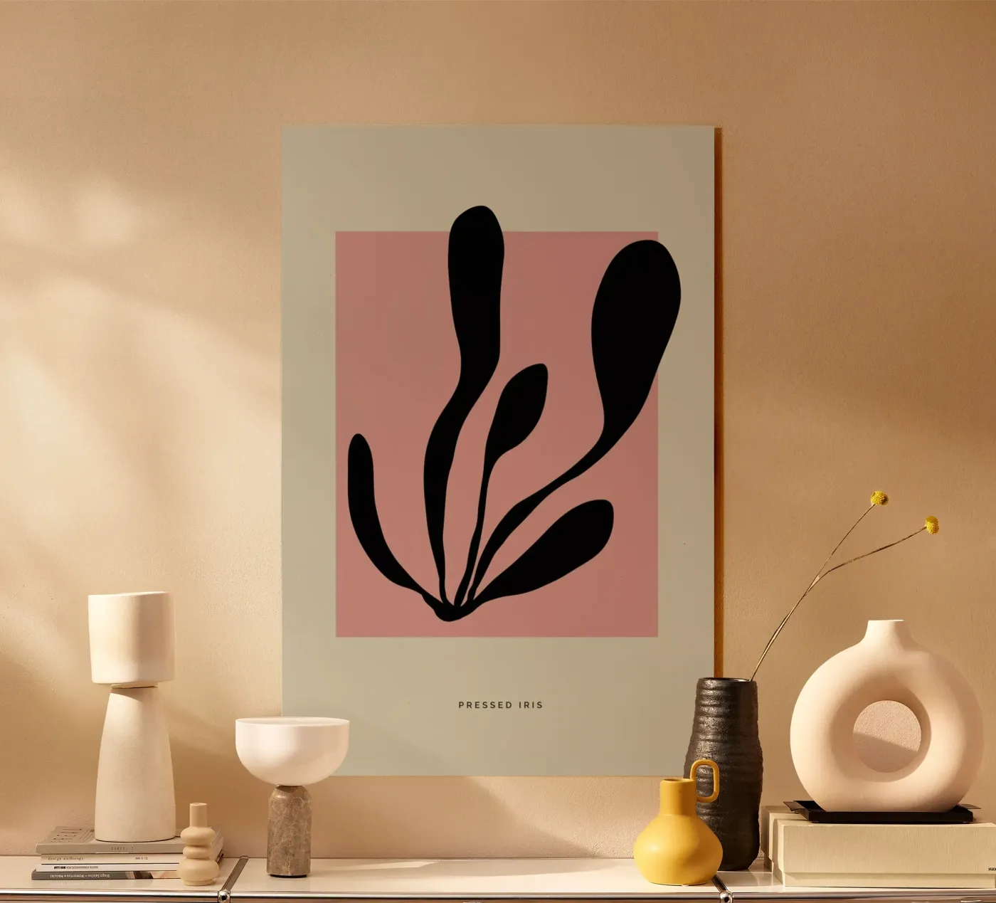 Pressed Iris acryl van Studio One