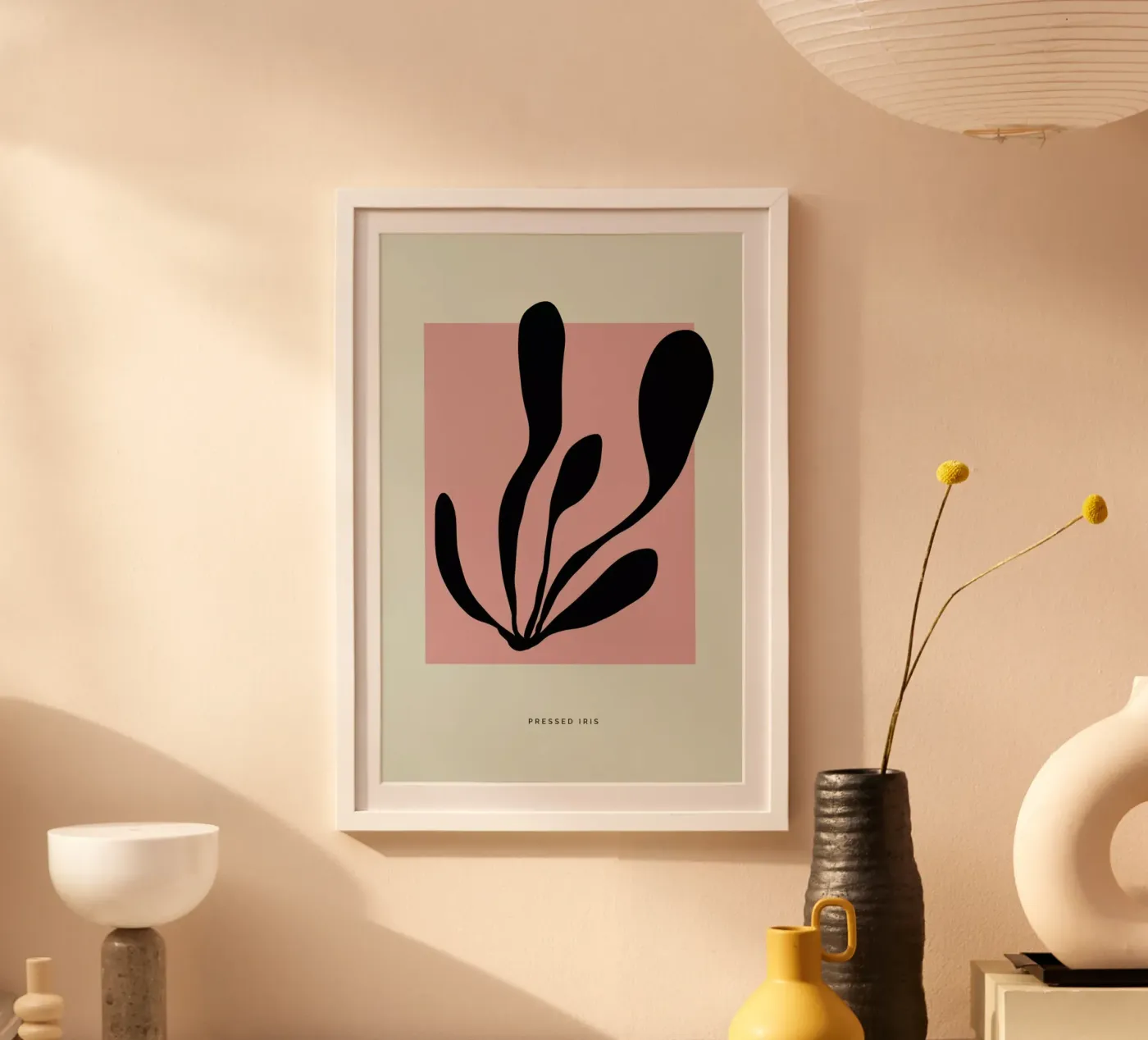 Pressed Iris Poster von Studio One