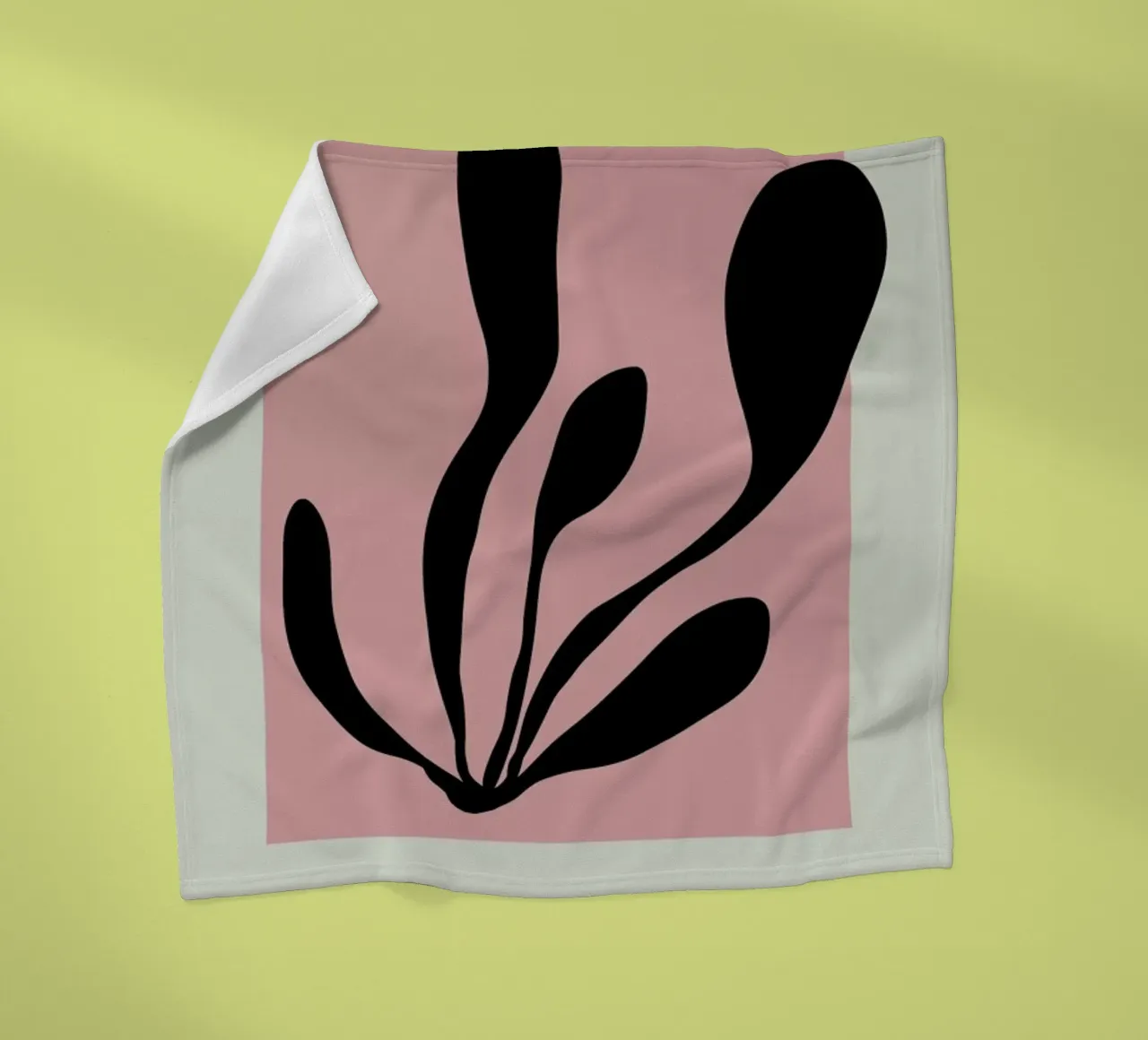 Pressed Iris Fleecedecke von Studio One