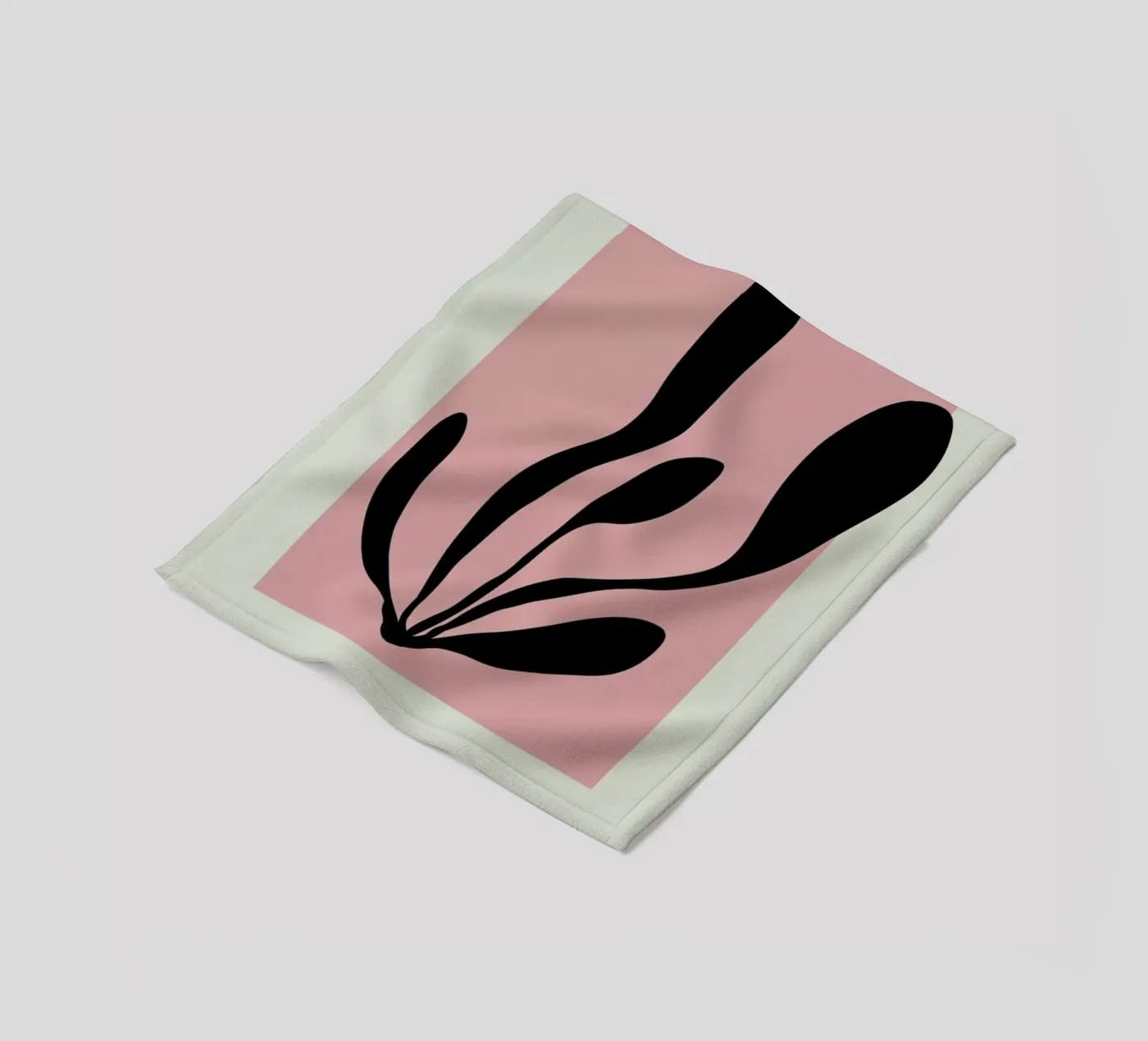 Pressed Iris Fleecedecke von Studio One