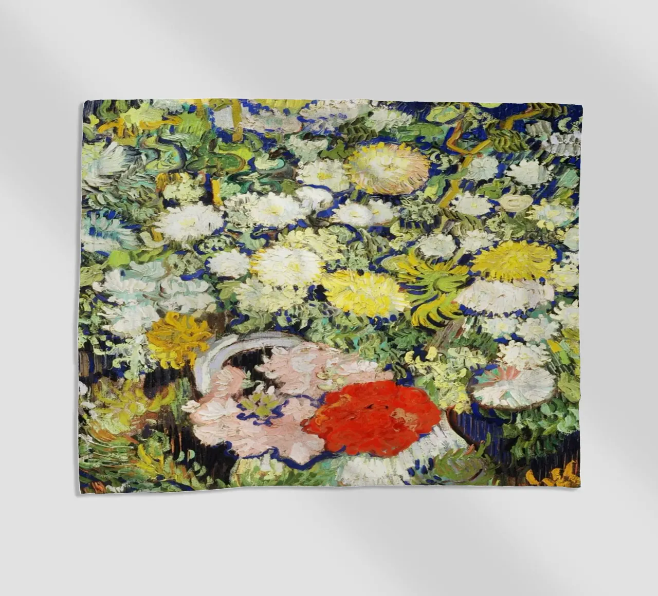 Bouquet di fiori in un vaso (1890) di Vincent van Gogh telo mare da Venus Art