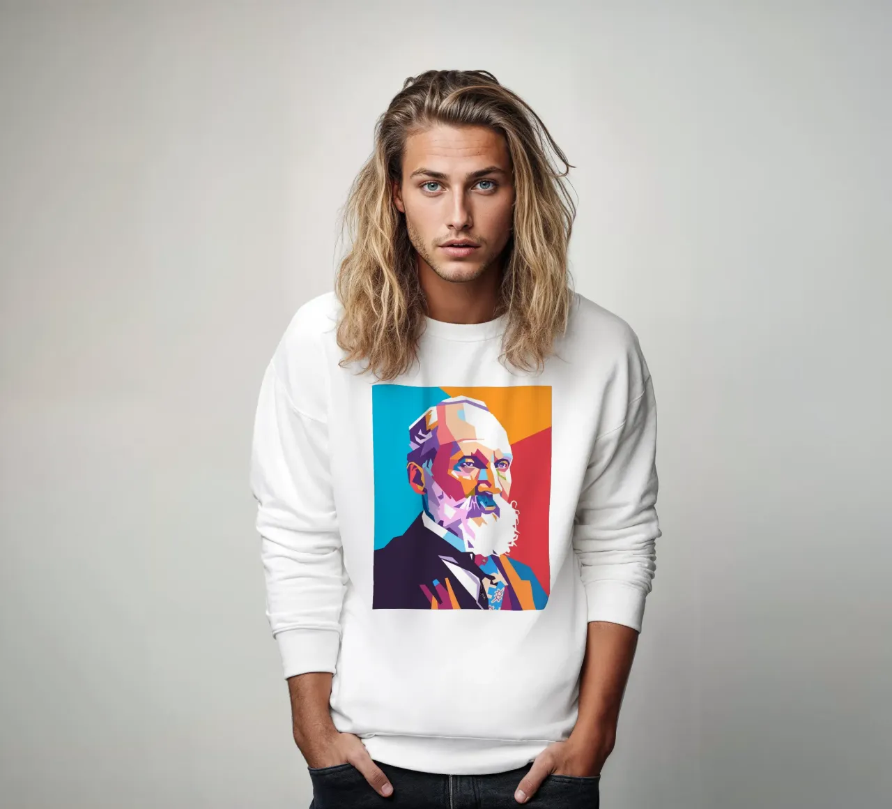 William Thompson pop-art sweatshirt van Hantamrata
