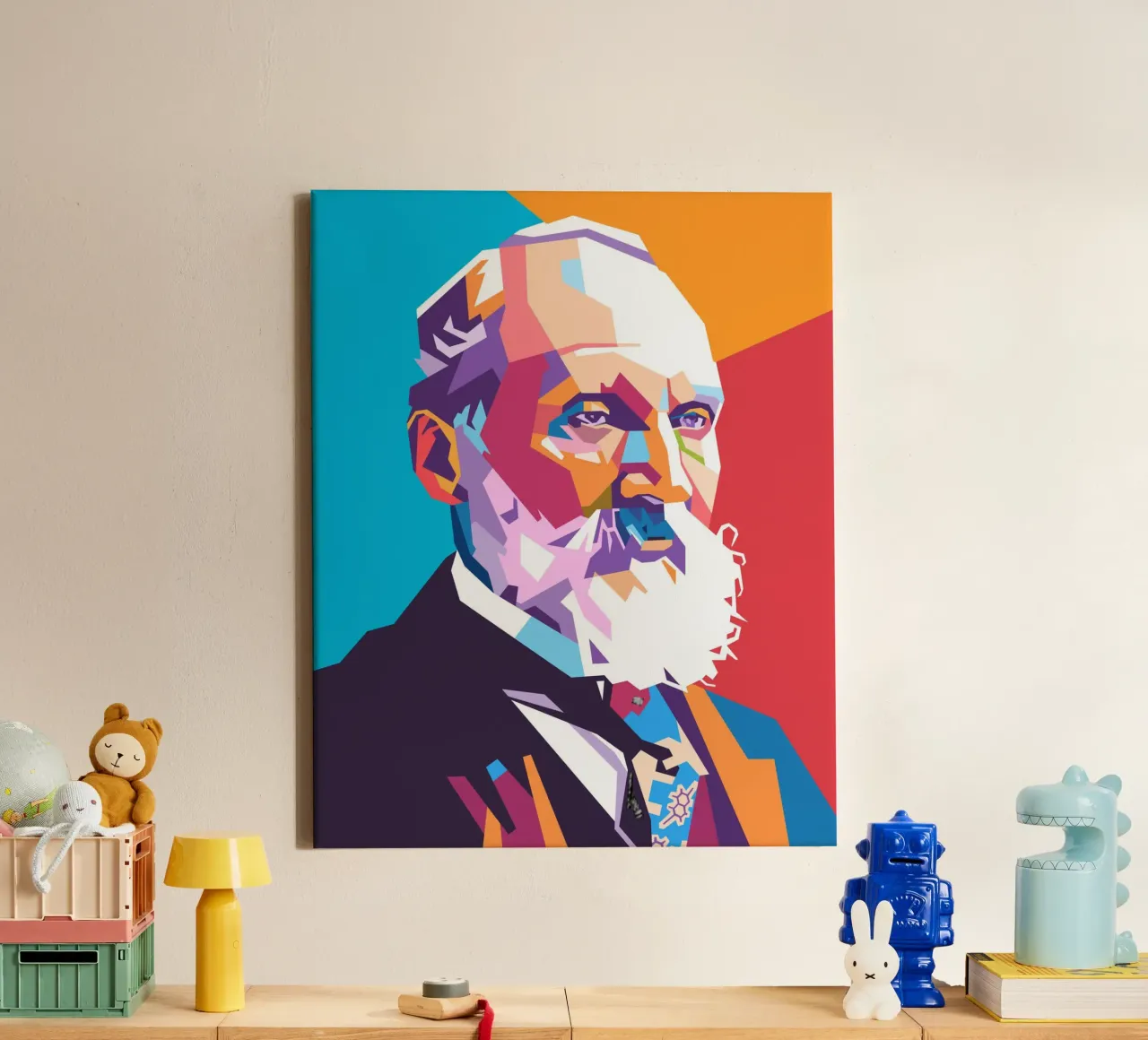 William Thompson Pop-Art Leinwand von Hantamrata