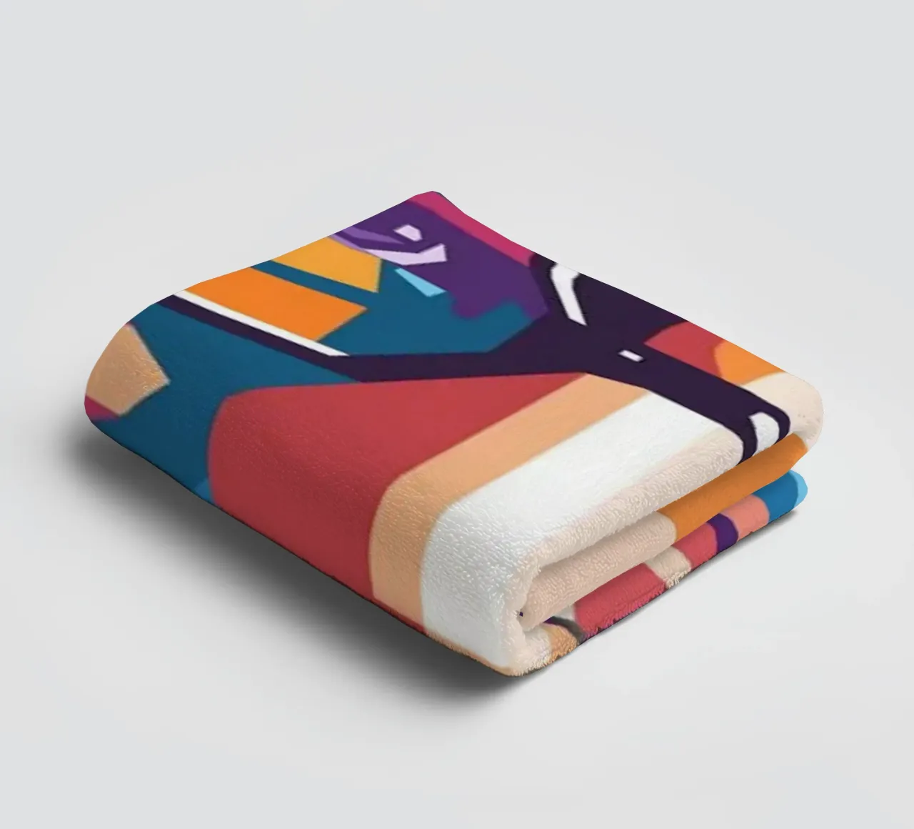 Erwin Schrodinger pop art portrait towel by Hantamrata