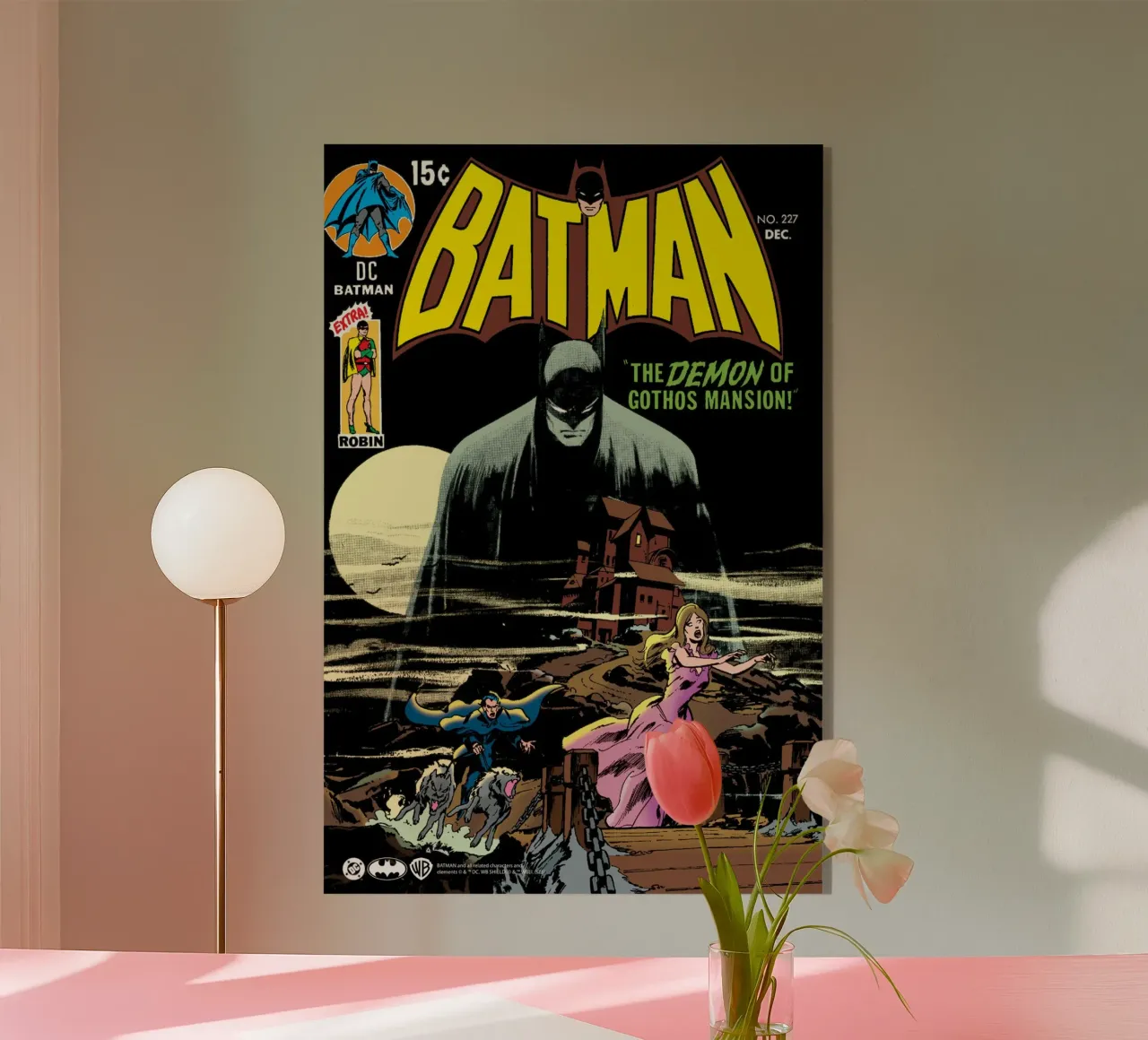Batman #227 acrylic glass by Comic Covers by Warner Bros.