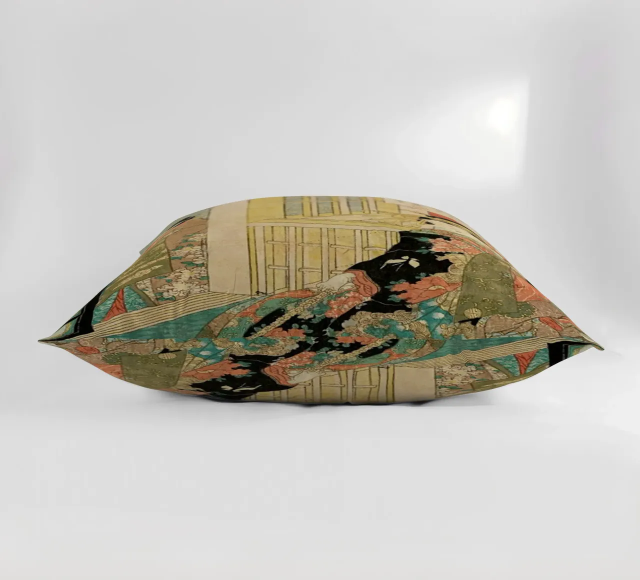 Kunisada - The Courtesan Shiratama cuscino da ARTOTHEK