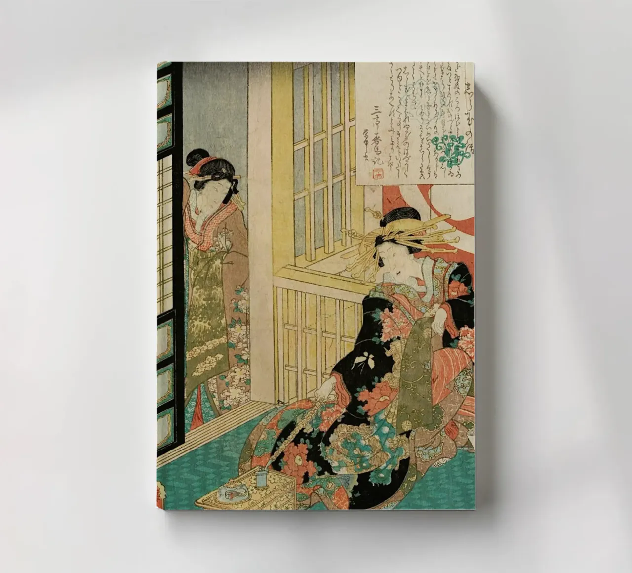 Kunisada - The Courtesan Shiratama Notizbuch von ARTOTHEK