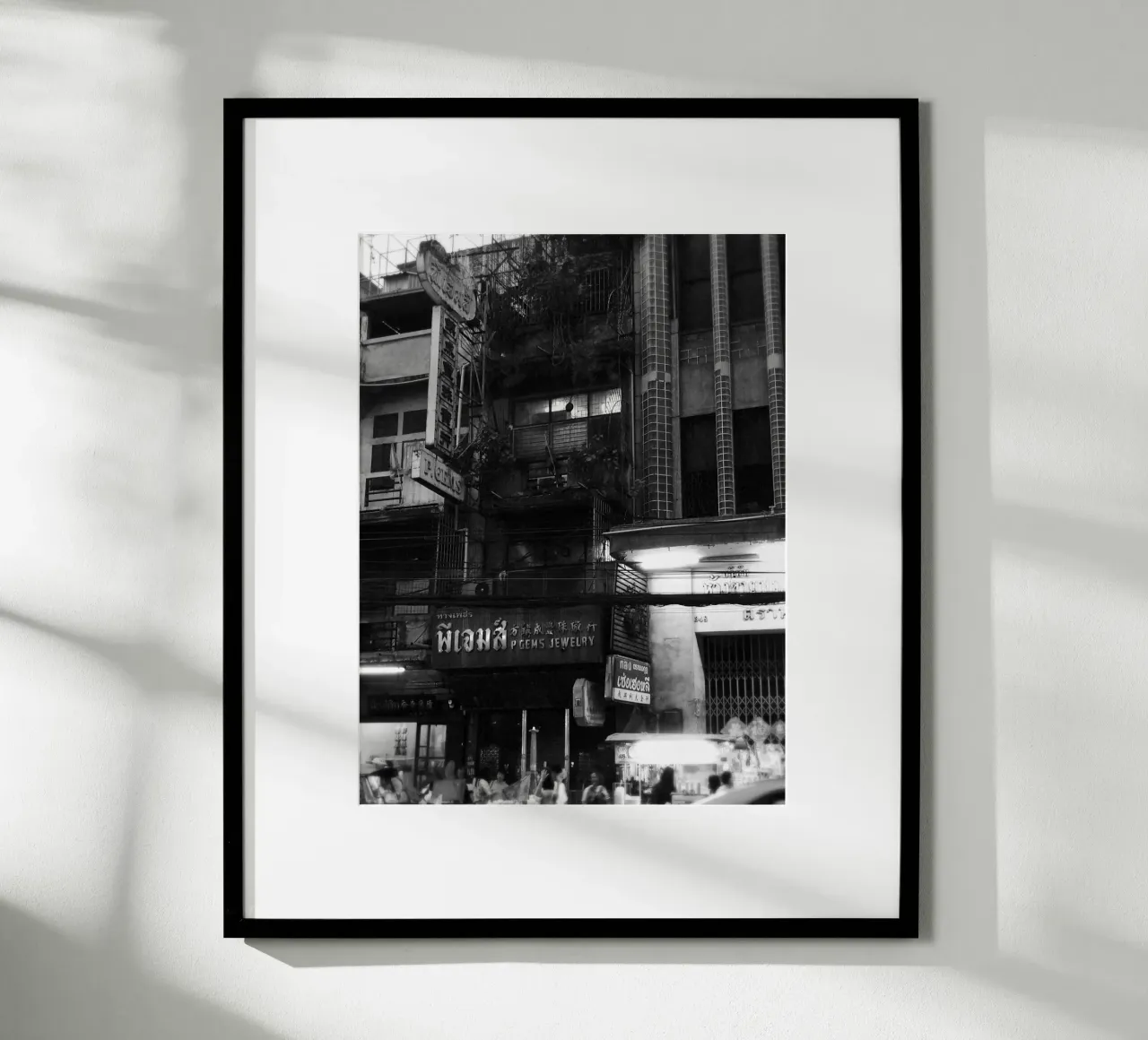 Bangkok 001 .01 poster con telaio in plastica da Kulenji