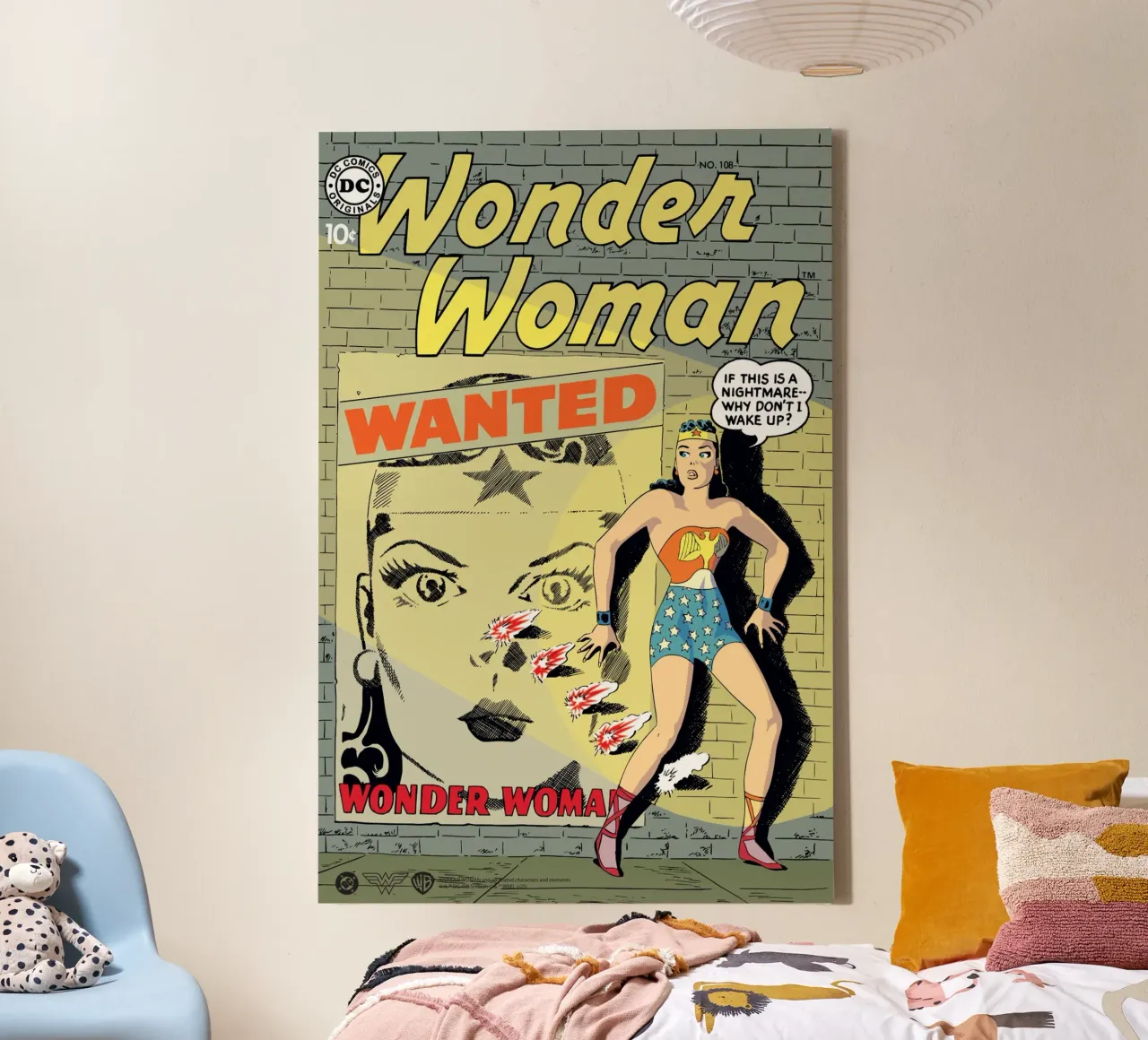 Wonder Woman #108 tela da Comic Covers by Warner Bros.