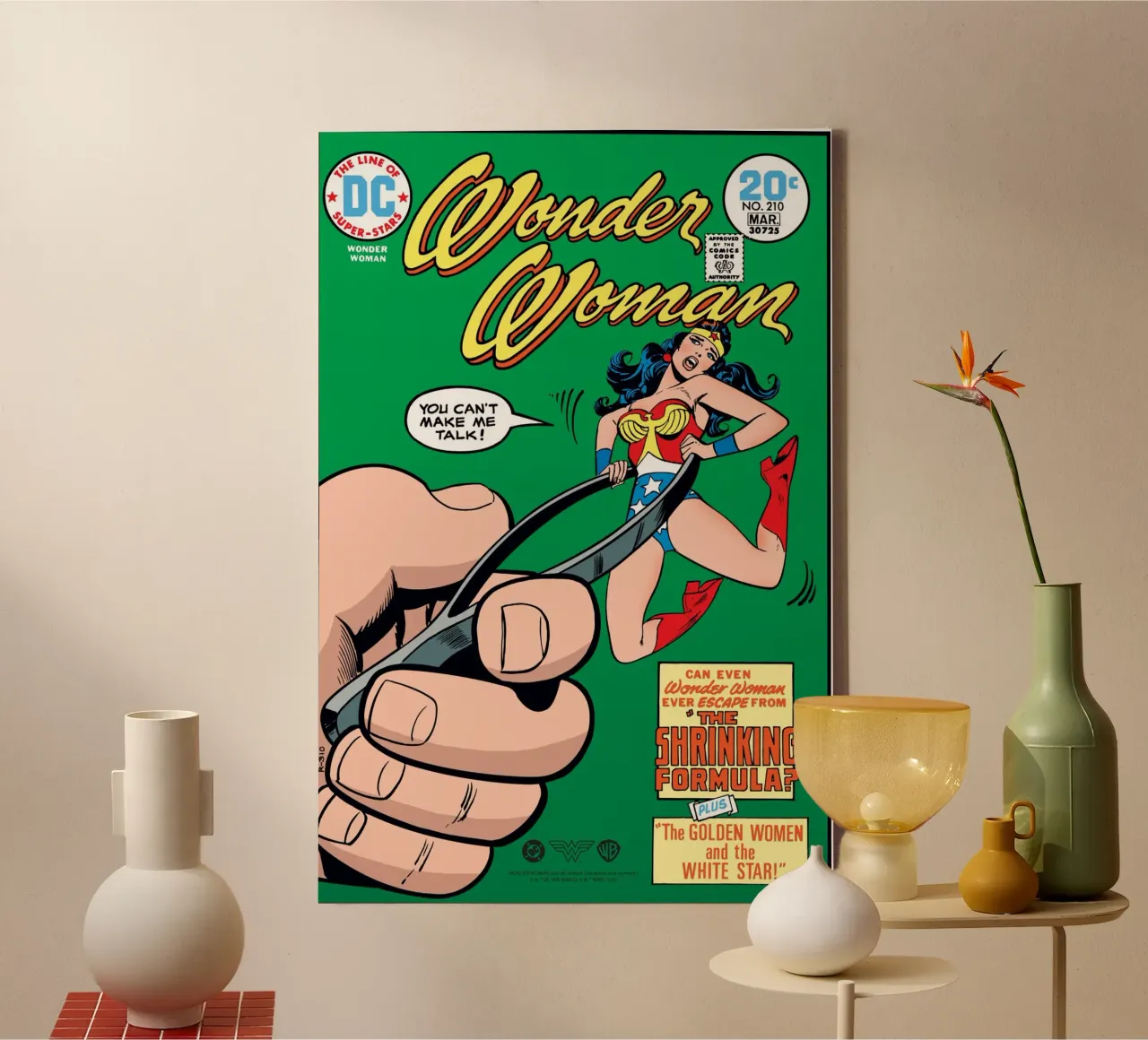 Wonder Woman #210 Leinwand von Comic Covers by Warner Bros.