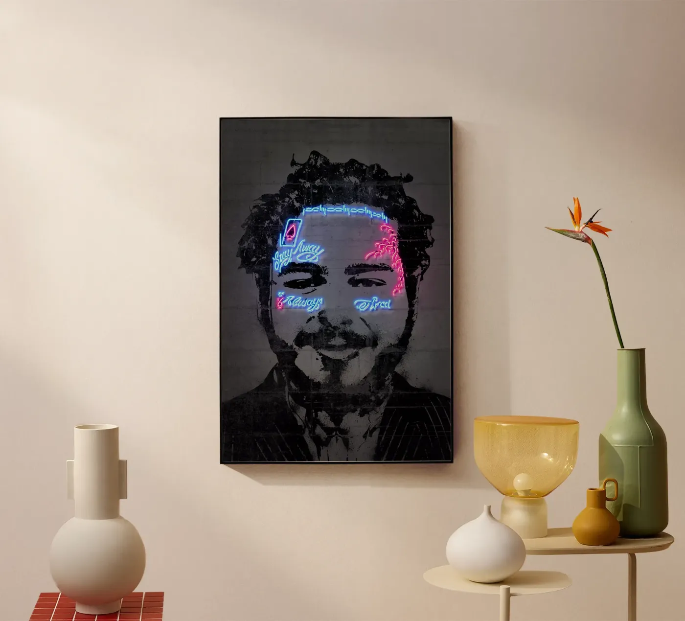 Post Malone plexiglas de Octavian
