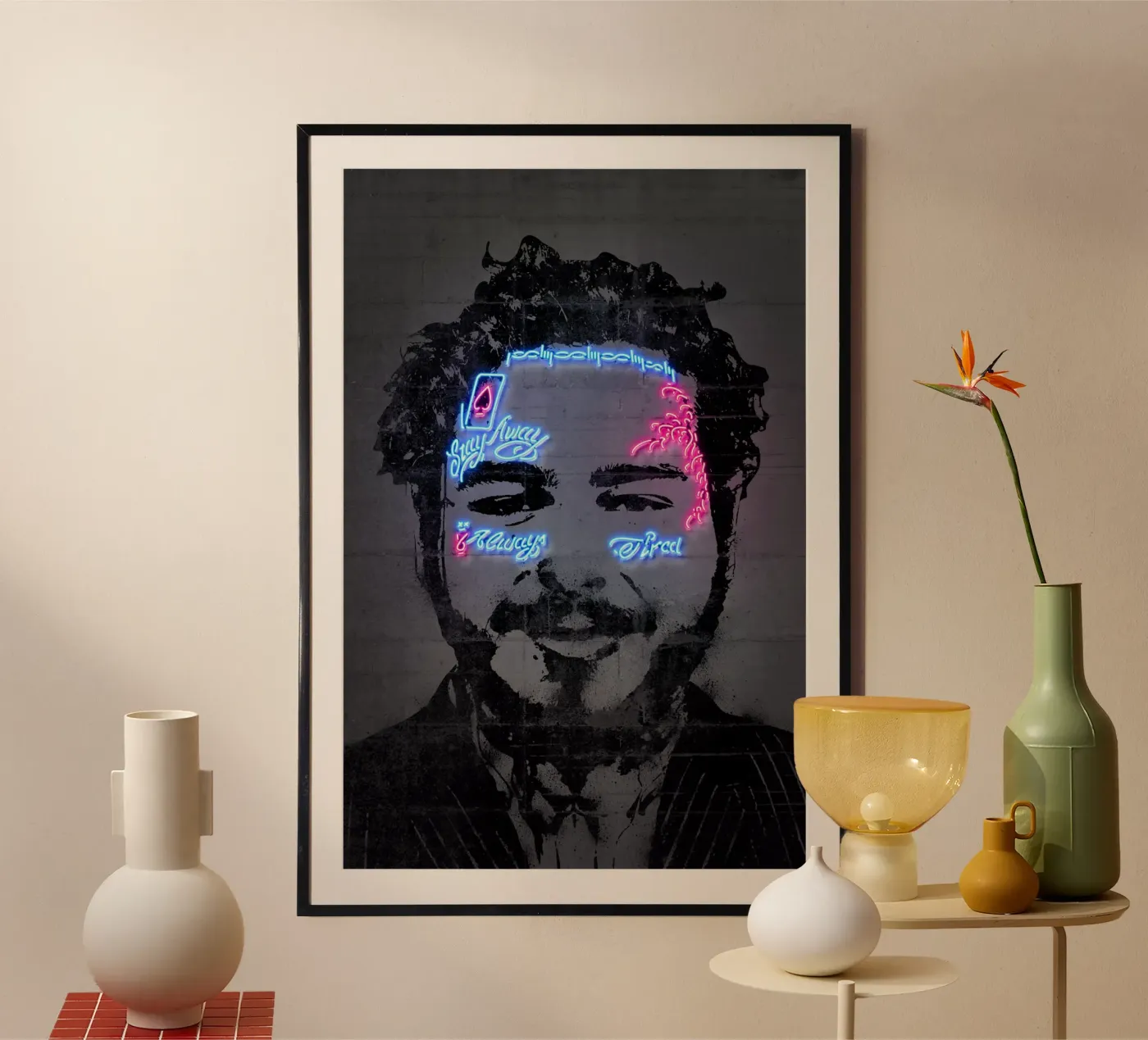Post Malone poster van Octavian