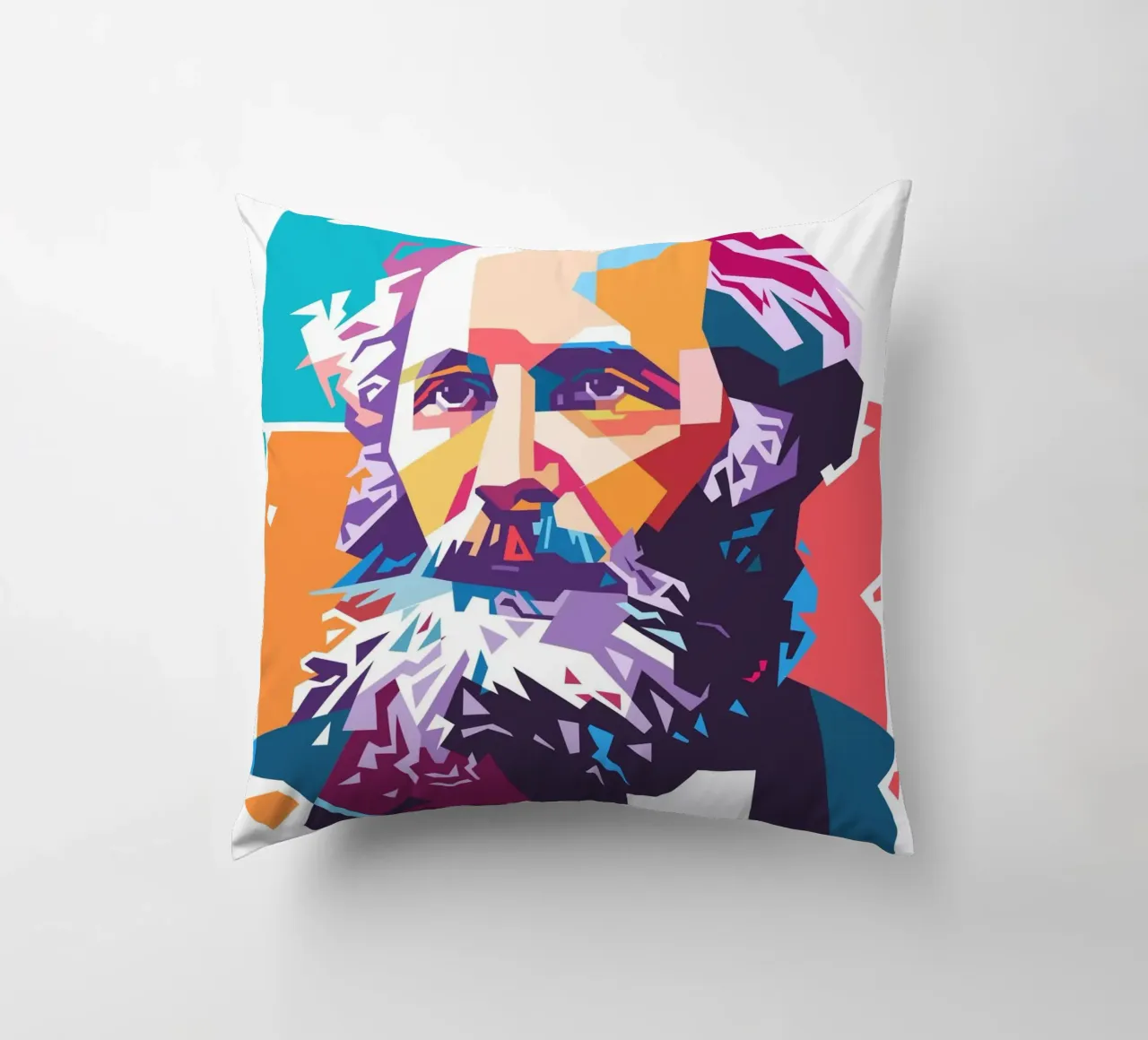 James Clerk Maxwell pop art cuscino da Hantamrata