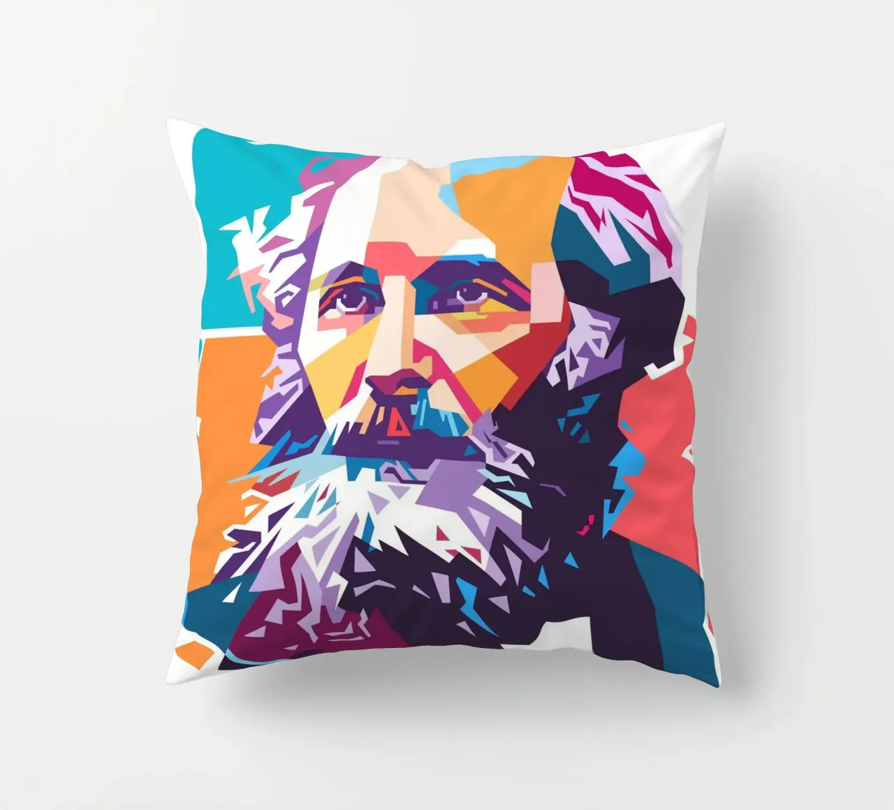 James Clerk Maxwell pop art cuscino da Hantamrata