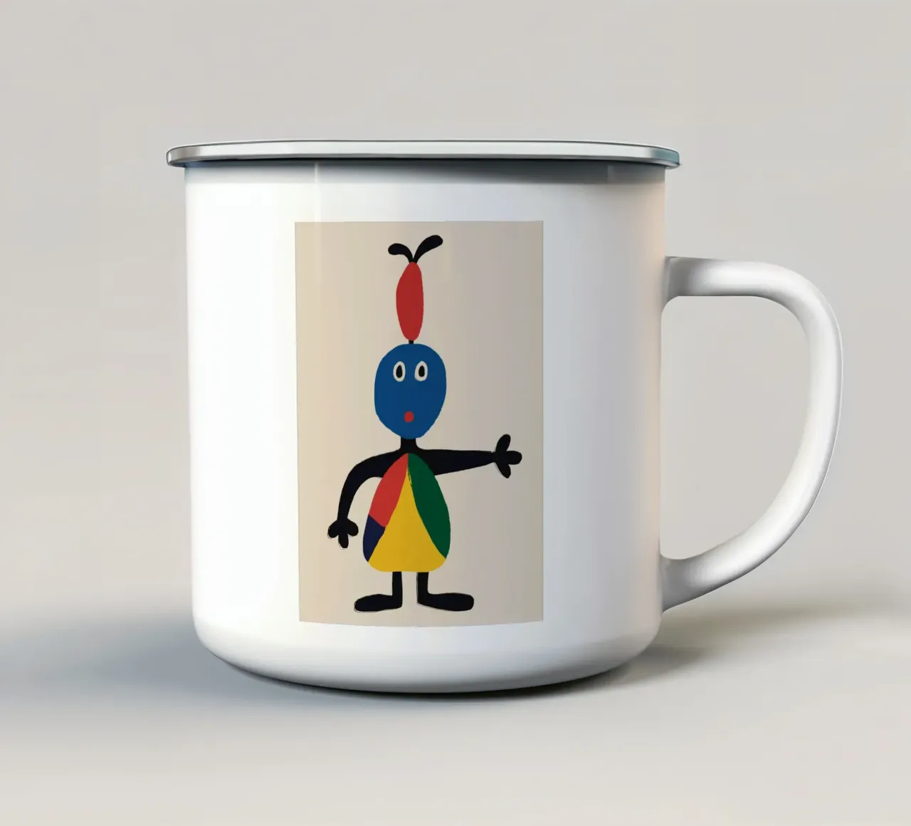 Pittura di un bambino tazza in smalto da Little Dean