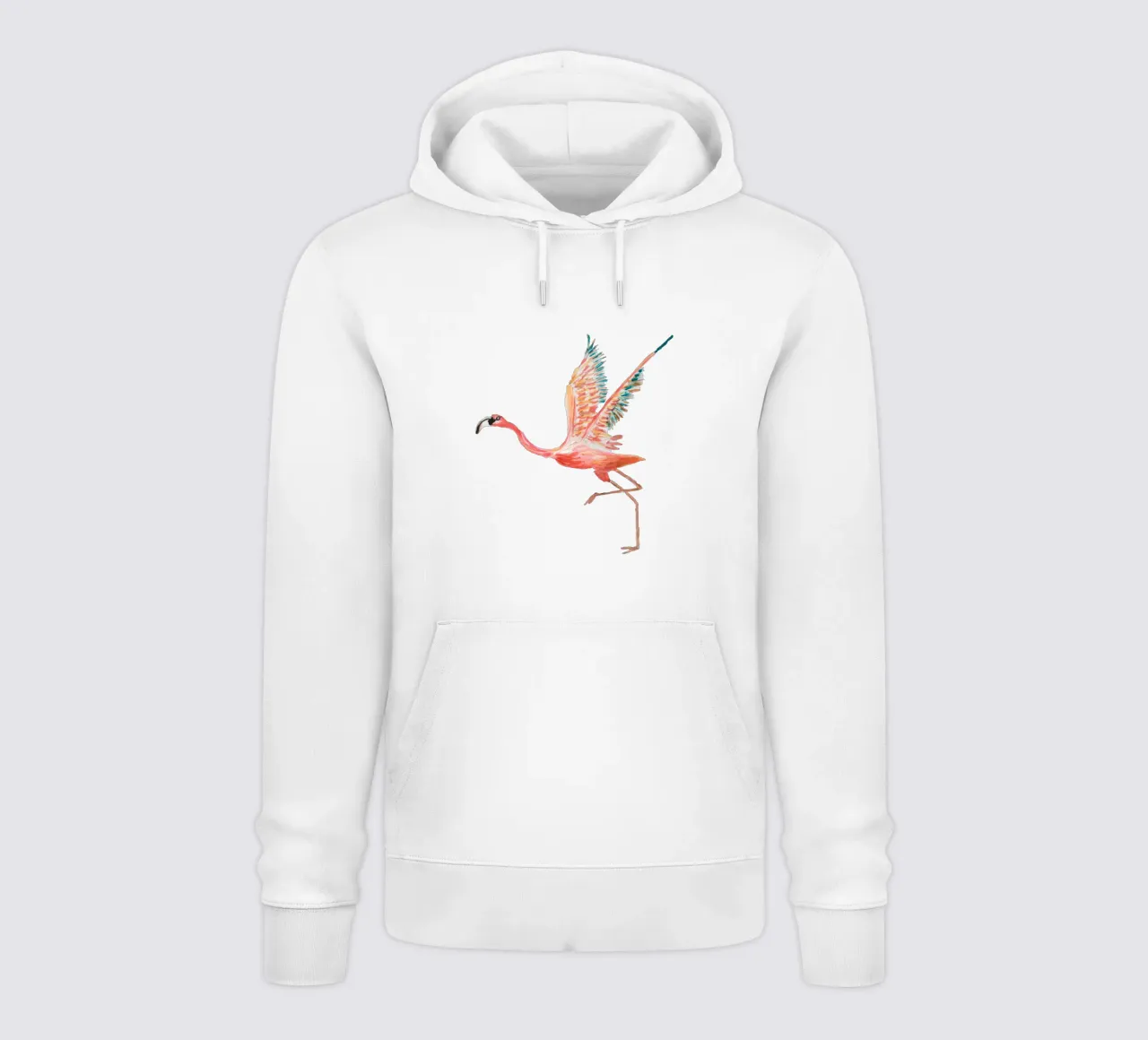 Flamingo felpa con cappuccio da Femke Zwaan