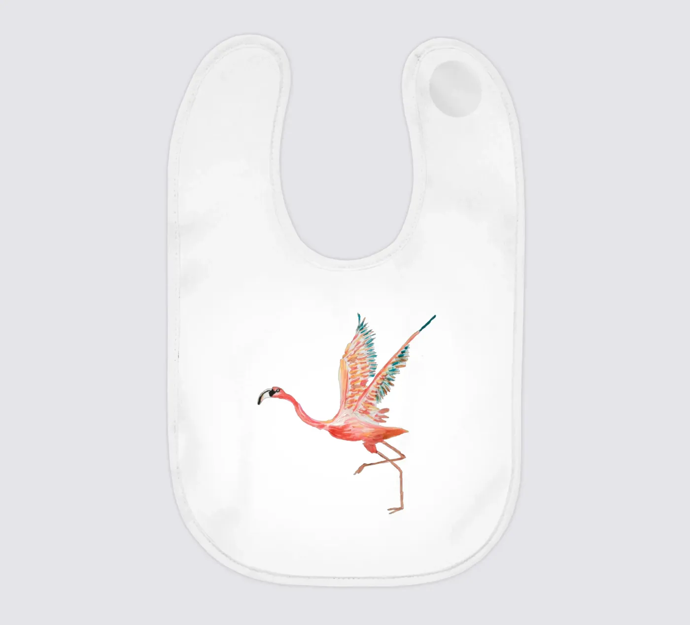 Flamingo Babylätzchen von Femke Zwaan