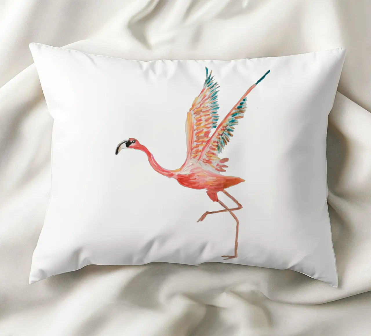 Flamingo cuscino da Femke Zwaan