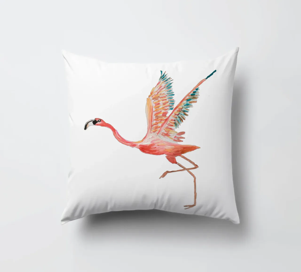 Flamingo cuscino da Femke Zwaan