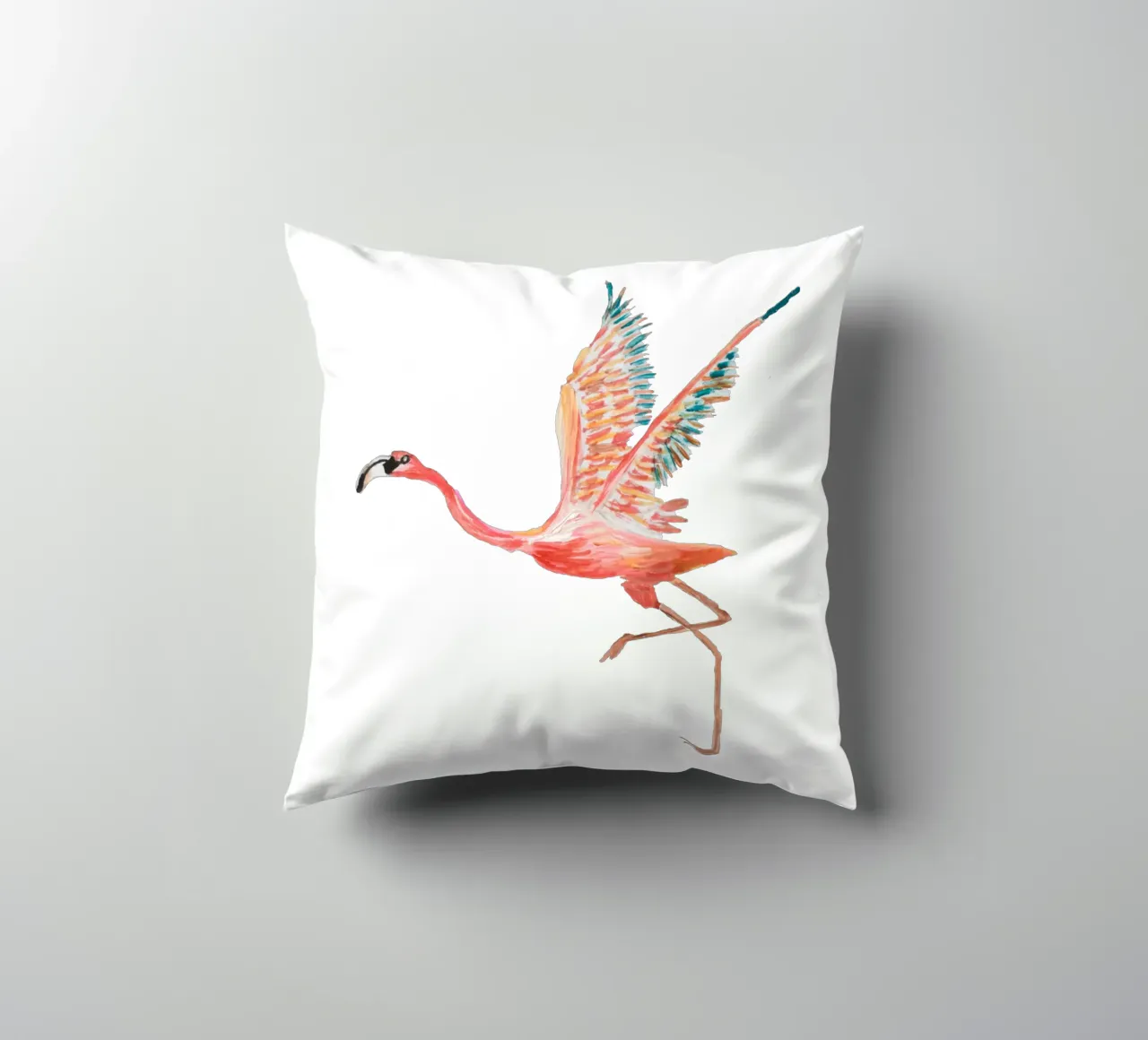 Flamingo cuscino da Femke Zwaan