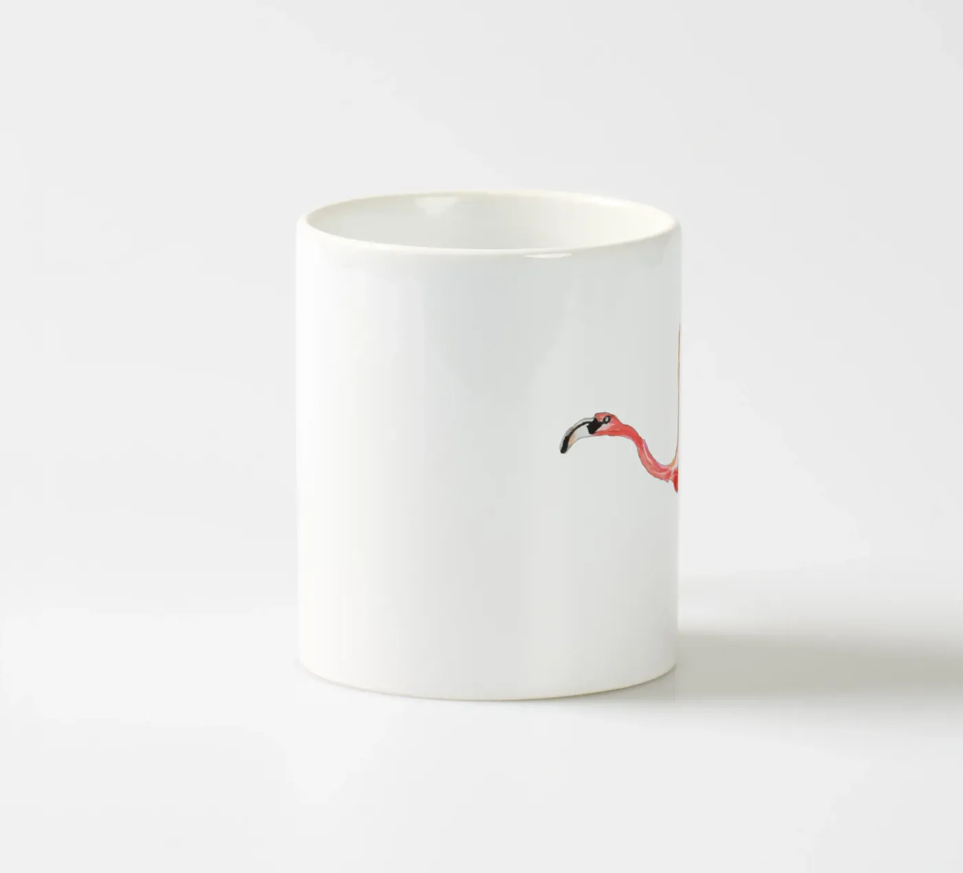 Flamingo Keramik Tasse von Femke Zwaan