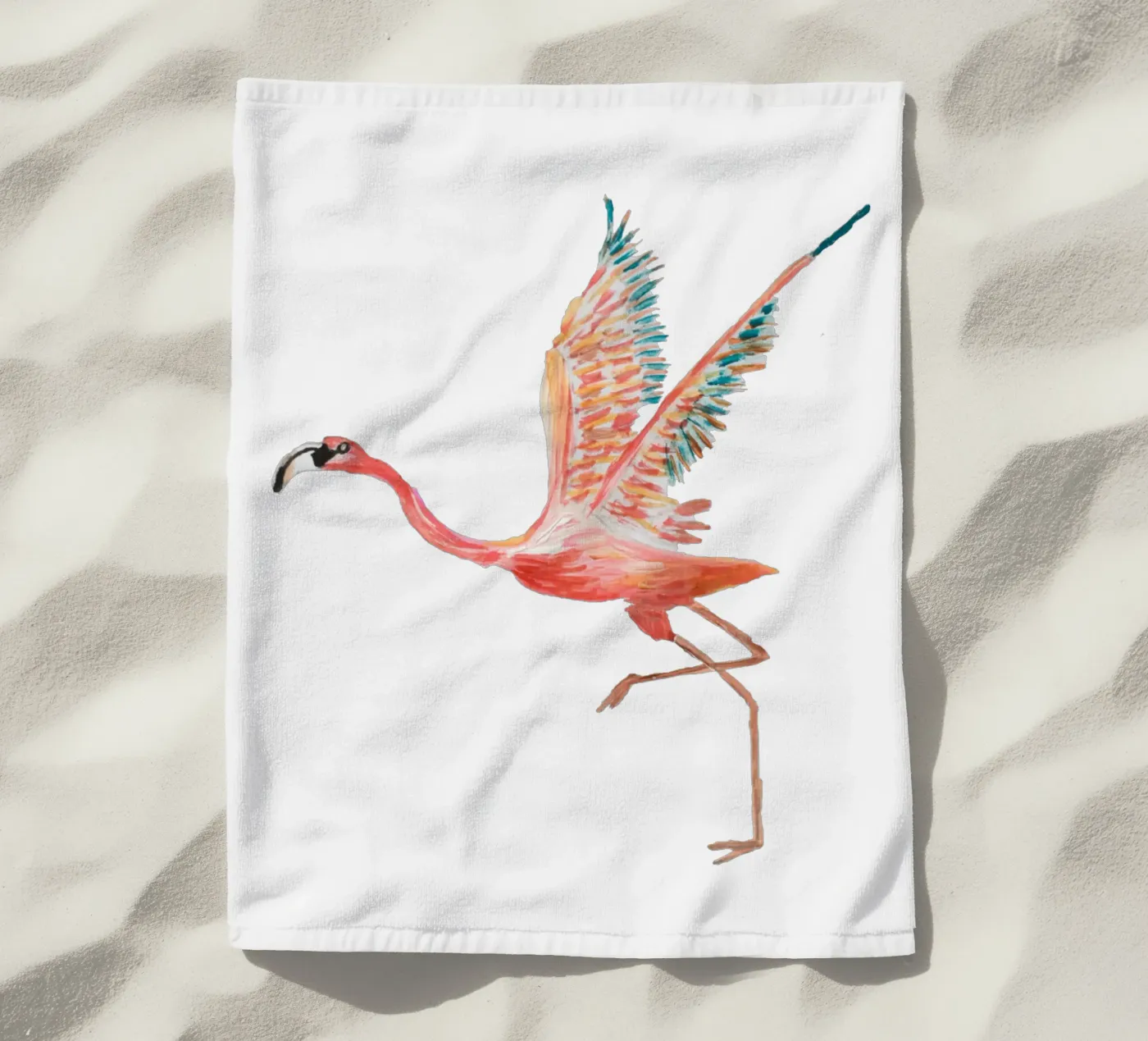Flamingo telo mare da Femke Zwaan