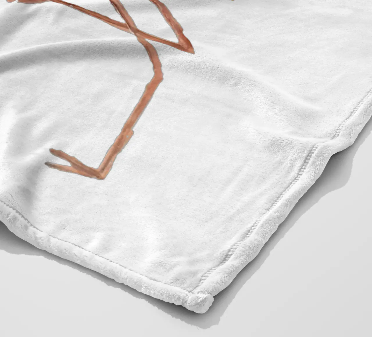 Flamingo fleecedeken van Femke Zwaan