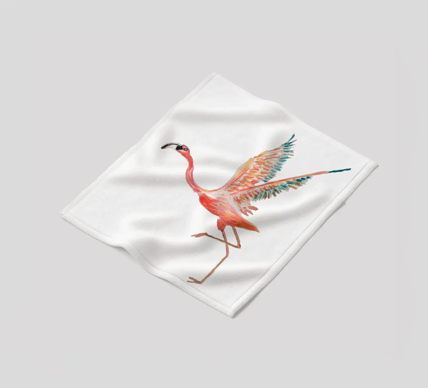 Flamingo Fleecedecke von Femke Zwaan