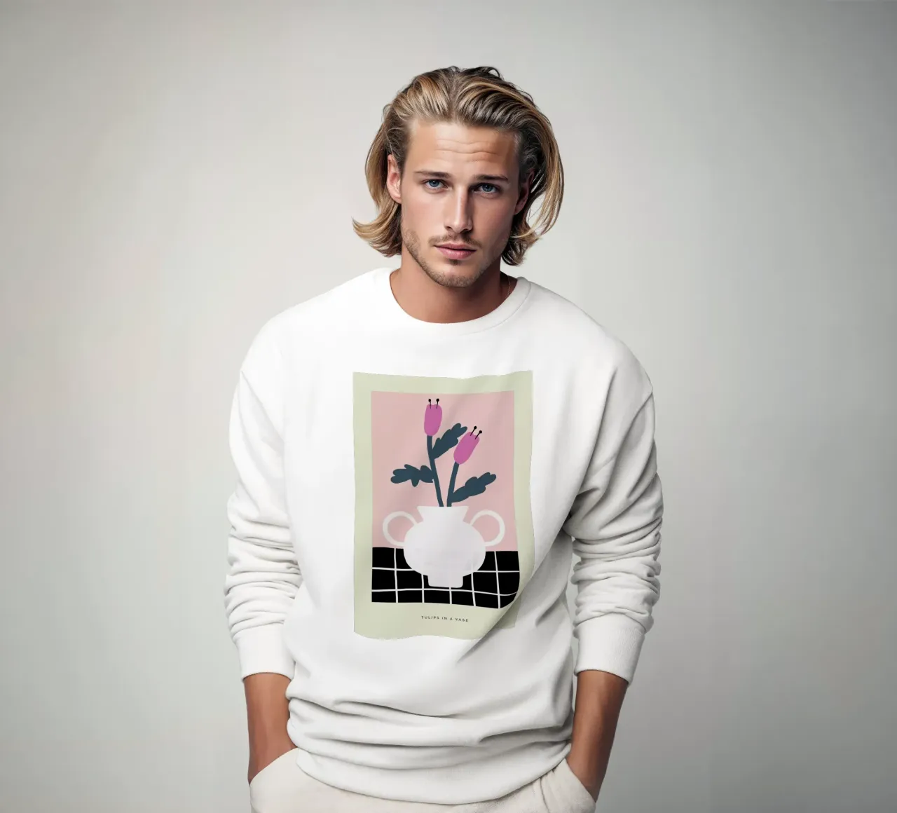 Tulips In A Vase Sweatshirt von Studio One