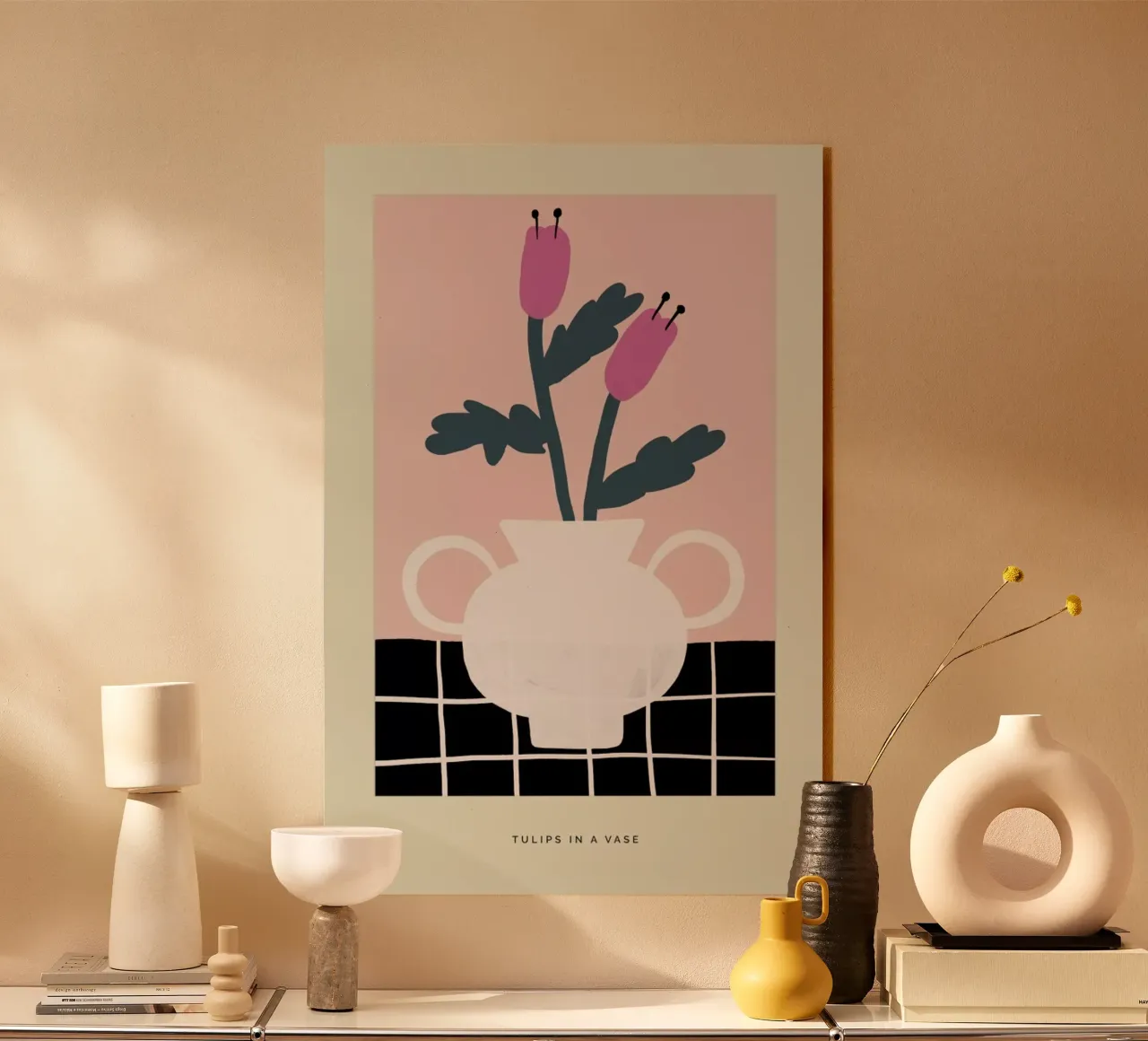 Tulips In A Vase plexiglass da Studio One