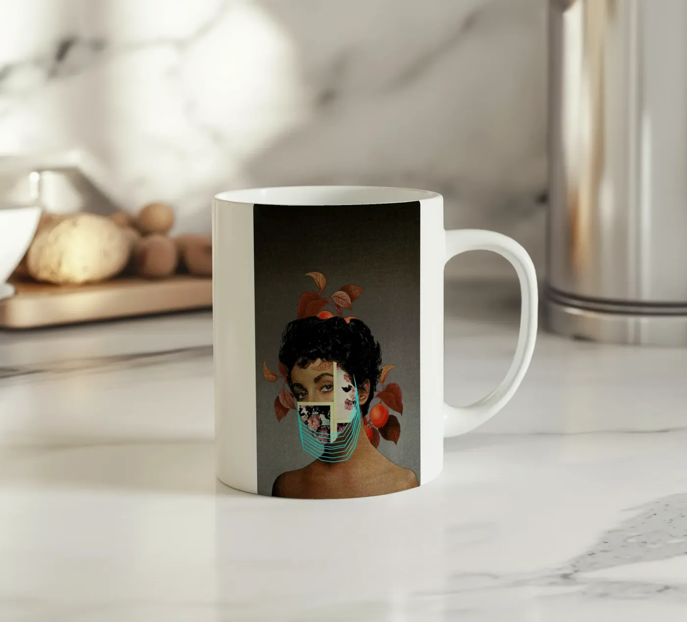Zed ceramic mug by Frank Moth