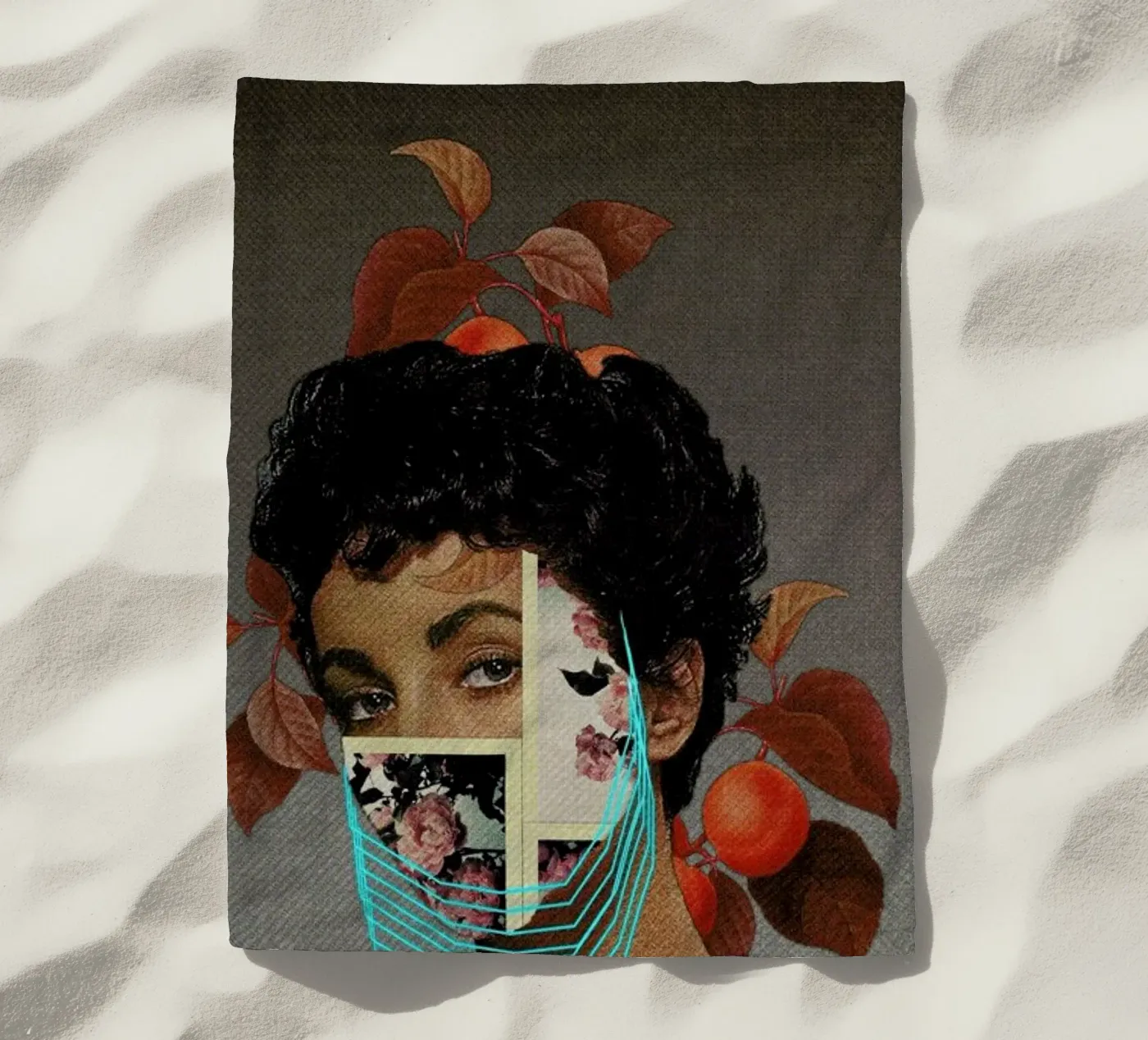 Zed beach towel by Frank Moth