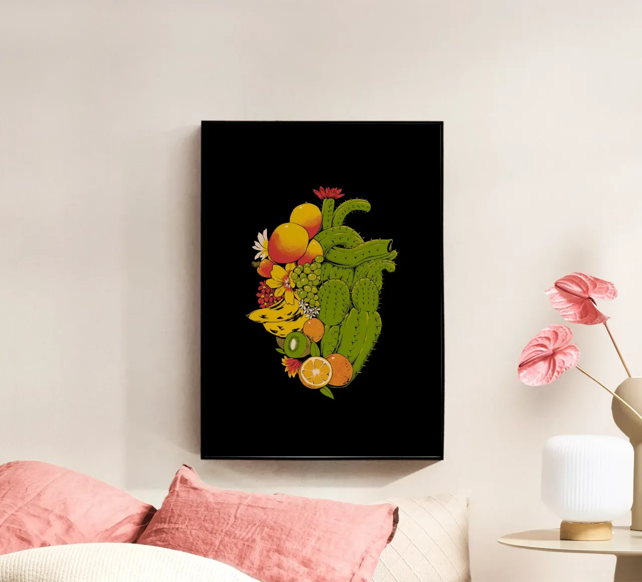 Cuore tropicale plexiglass da Tobe Fonseca