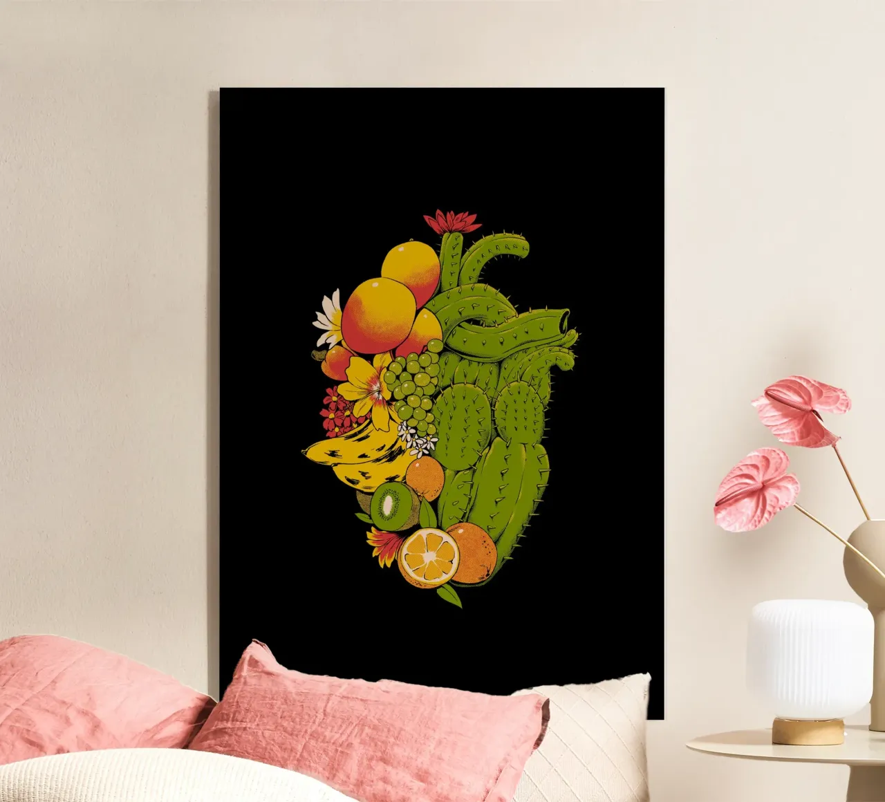 Cuore tropicale plexiglass da Tobe Fonseca