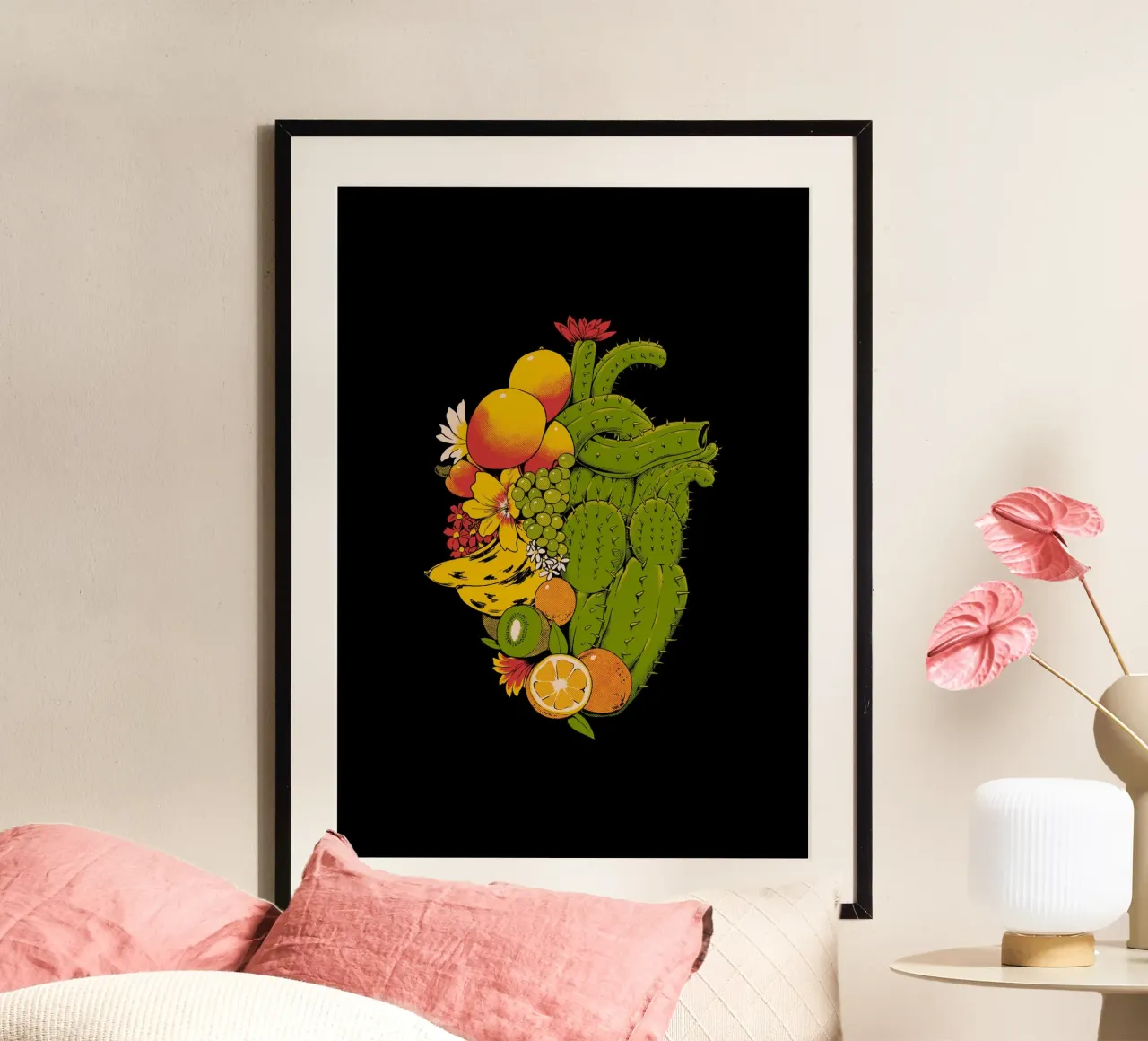 Cuore tropicale carta hahnemühle da Tobe Fonseca