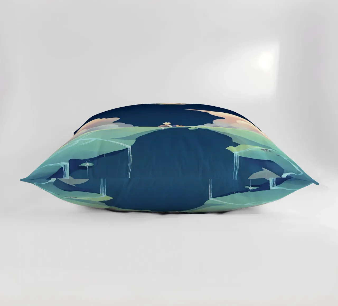 Stelle Nuvole E Ponti Lofi Art cuscino da LoFi Gallery