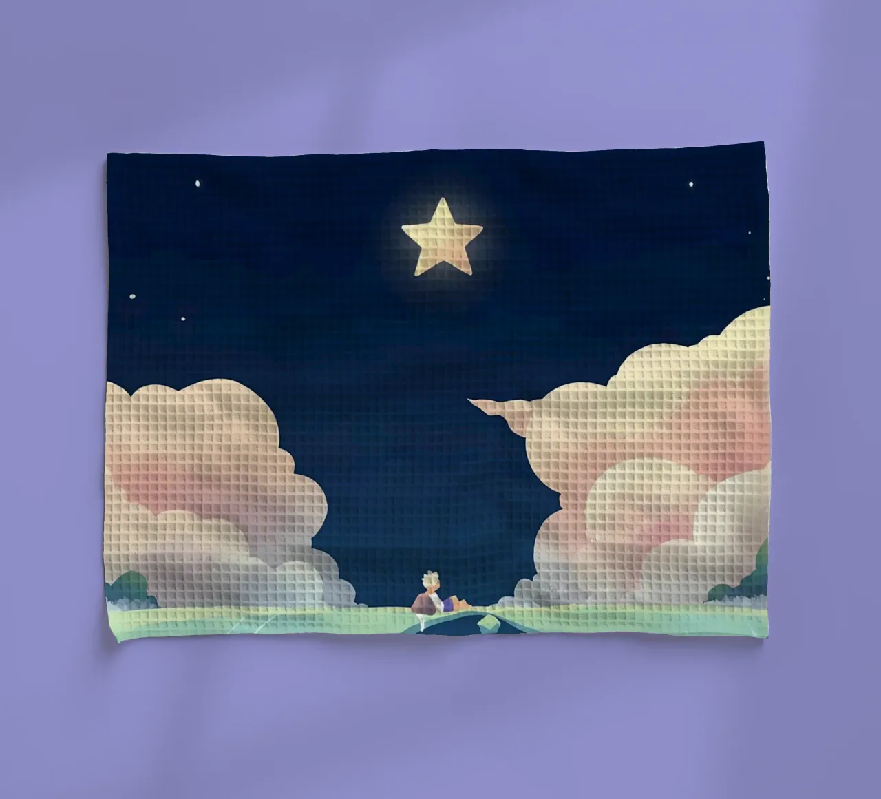 Stelle Nuvole E Ponti Lofi Art canovaccio da cucina da LoFi Gallery