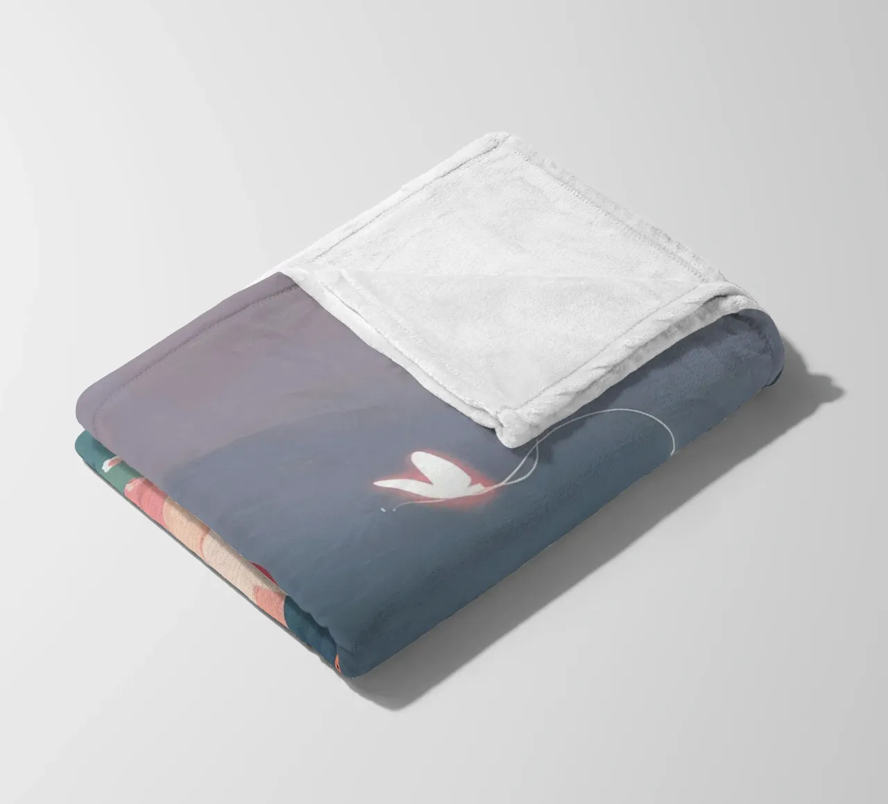 Flauto musicista donna di notte Lofi Art coperta in pile da LoFi Gallery