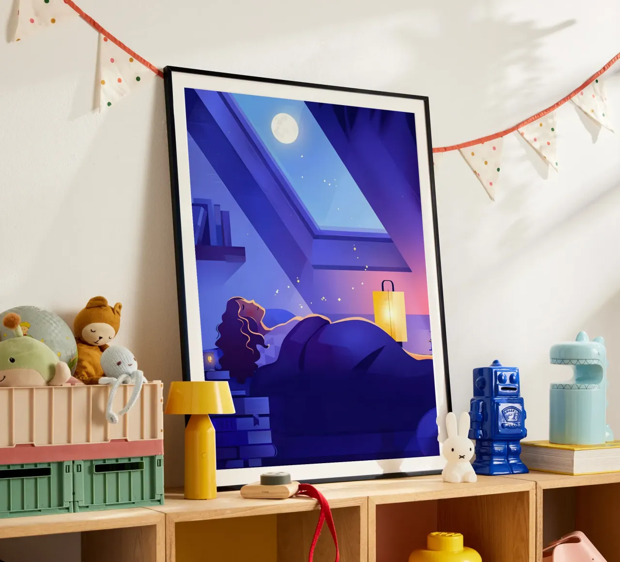 Sleeping Under The Moon Lofi Art hahnemühle de LoFi Gallery