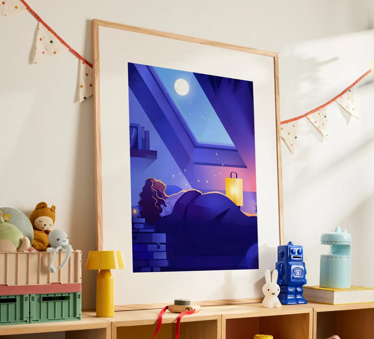Sleeping Under The Moon Lofi Art hahnemühle de LoFi Gallery