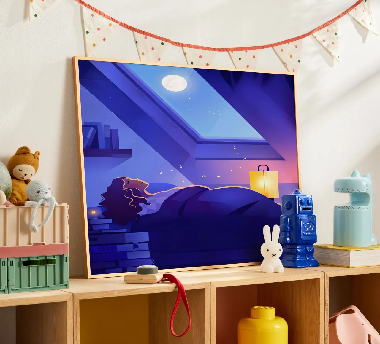 Sleeping Under The Moon Lofi Art hahnemühle de LoFi Gallery