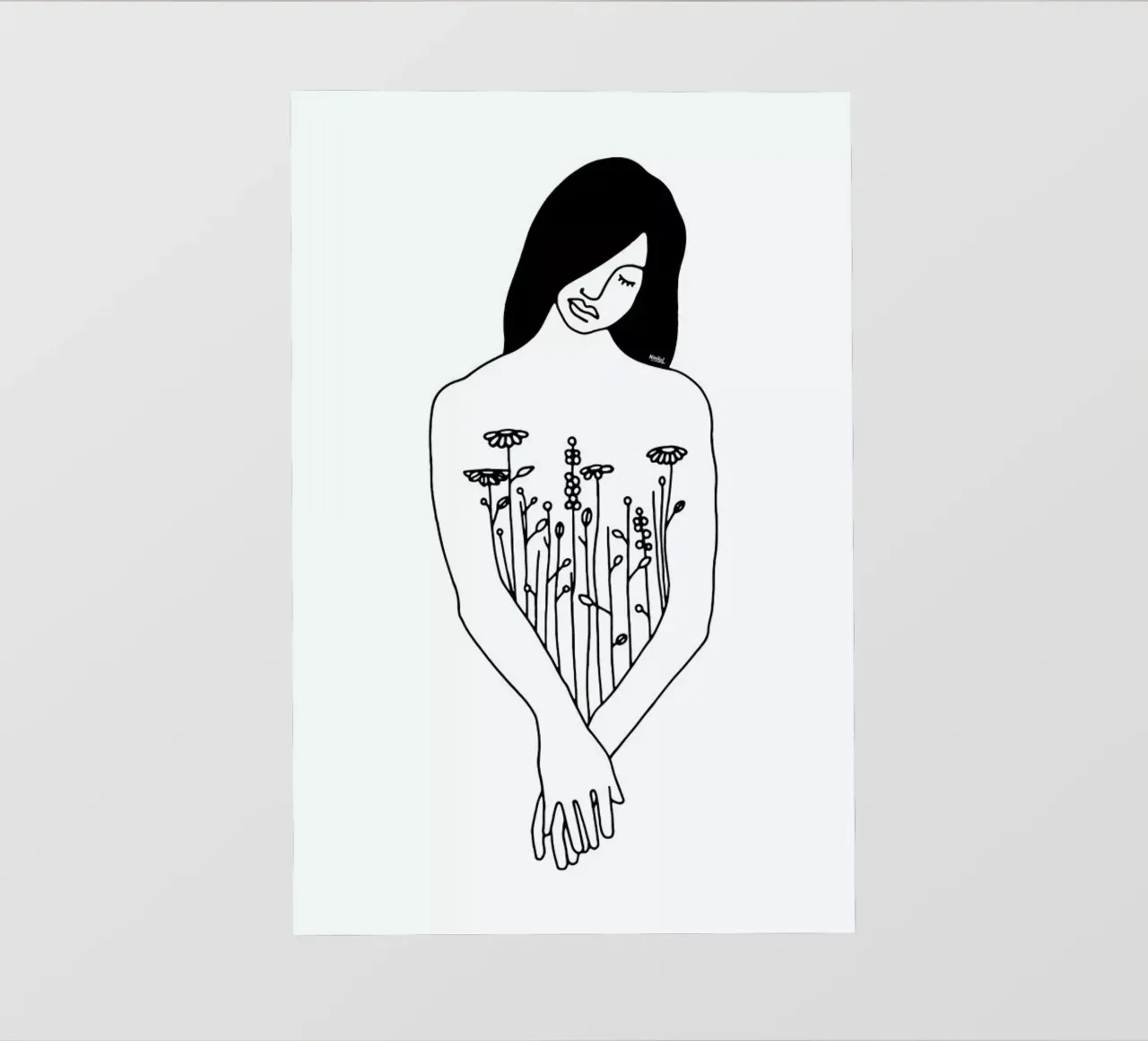 Flowers Inside Me backlit film by Ninhol