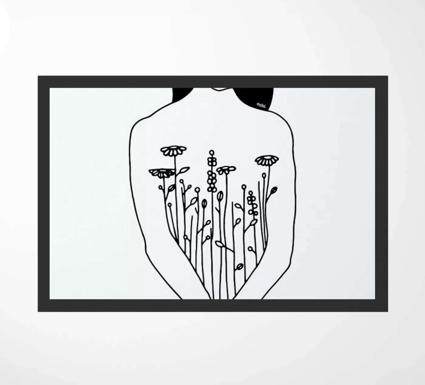 Flowers Inside Me zerbino da Ninhol