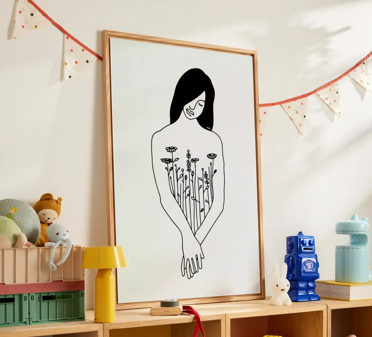 Flowers Inside Me plexiglass da Ninhol