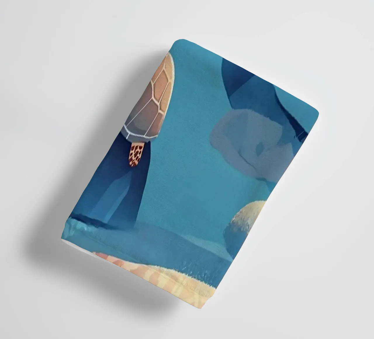 Tartaruga in mare Lofi Art asciugamano da bagno da LoFi Gallery