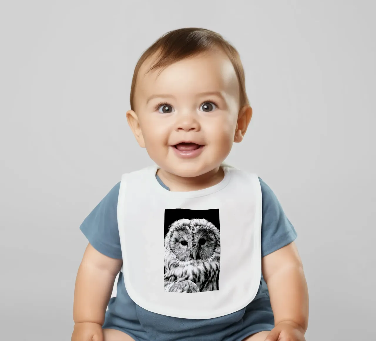 Wise Owl bavaglino da Natural Kingdom